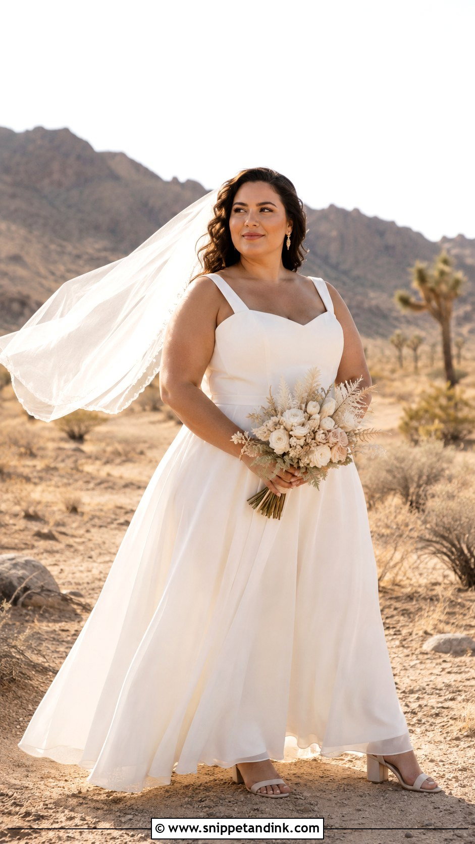 Plus Size Desert Wedding Dress - Snippet and Ink - 20 Desert Wedding Dress Ideas