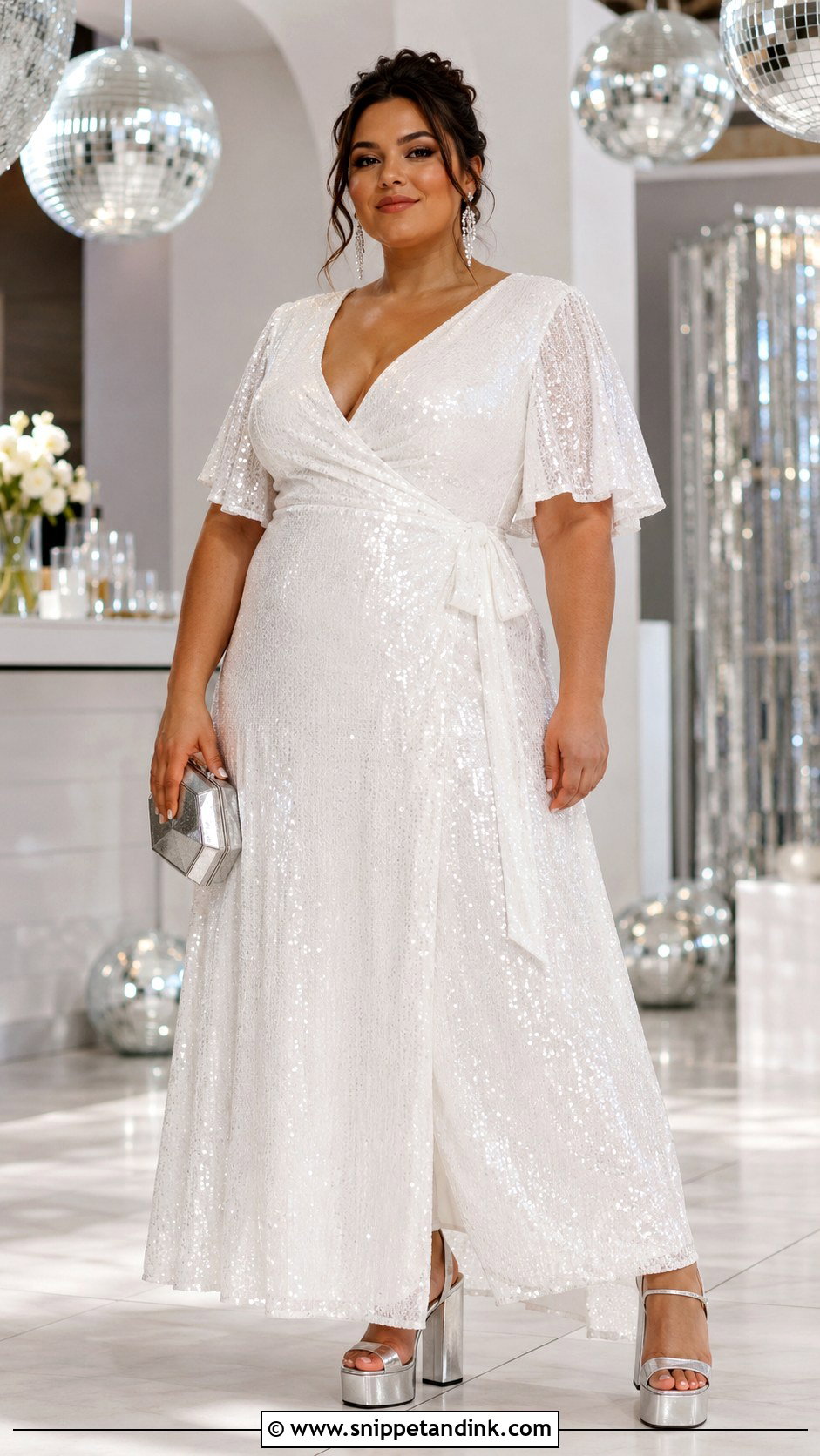 Plus Size Disco Wedding Dress - Snippet and Ink - 20 Disco Wedding Dress Ideas