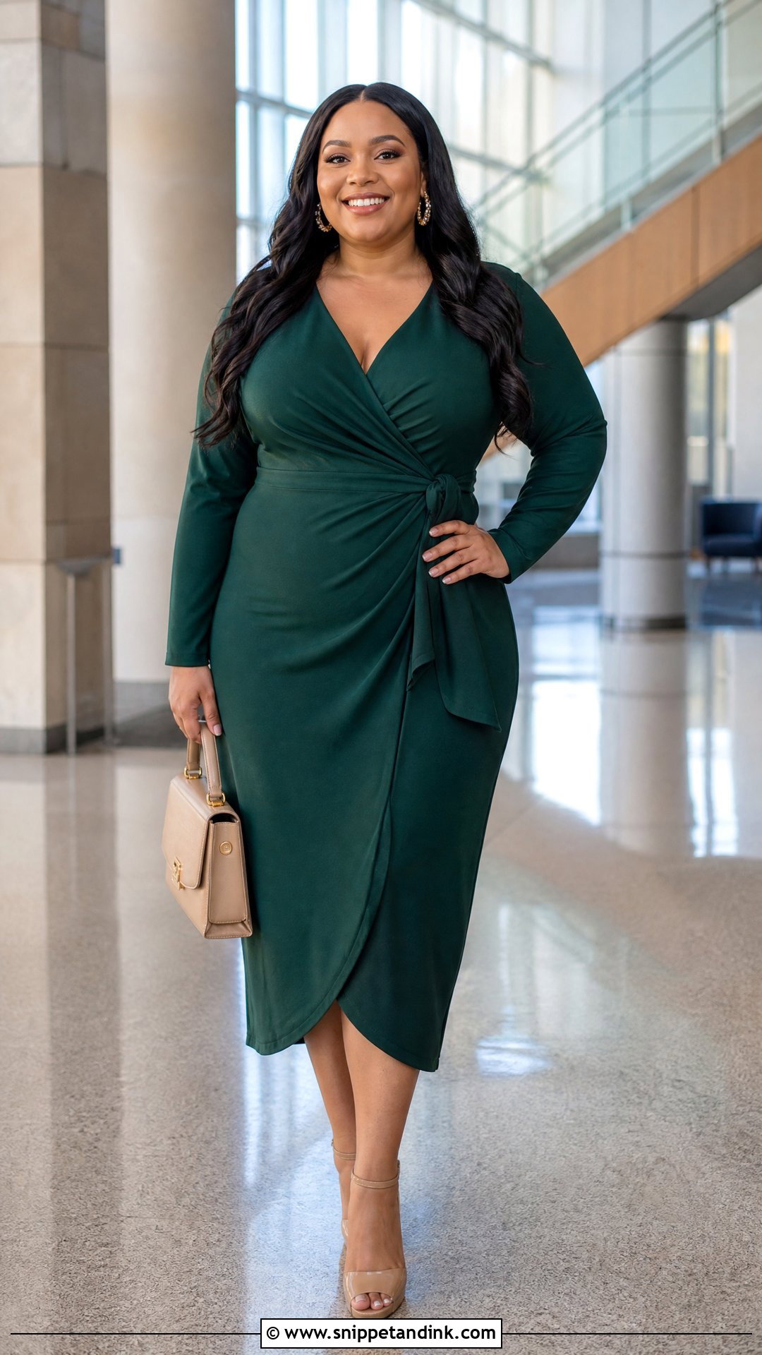 Plus Size Dress For White Coat Ceremony - Snippet and Ink - 25 White Coat Ceremony Dress Ideas