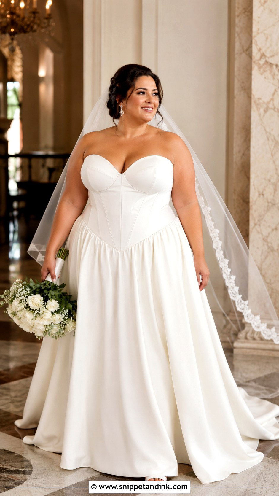 Plus Size Drop Waist A Line Wedding Dress - Snippet and Ink - 25 Drop Waist a Line Wedding Dress Ideas