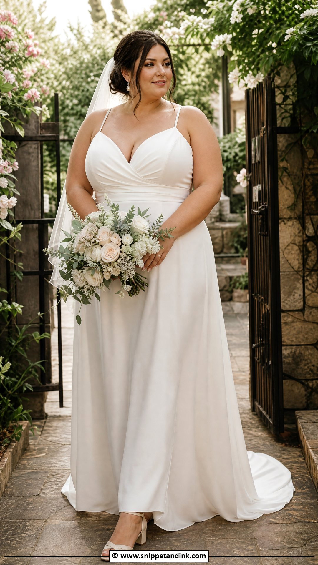 Plus Size Elopement Dress - Snippet and Ink - 35 Elopement Dress Ideas