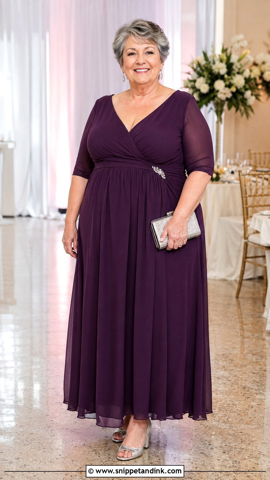 Plus Size Empire Waist Nana Wedding Dress - Snippet and Ink - 20 Nana Wedding Dress Ideas