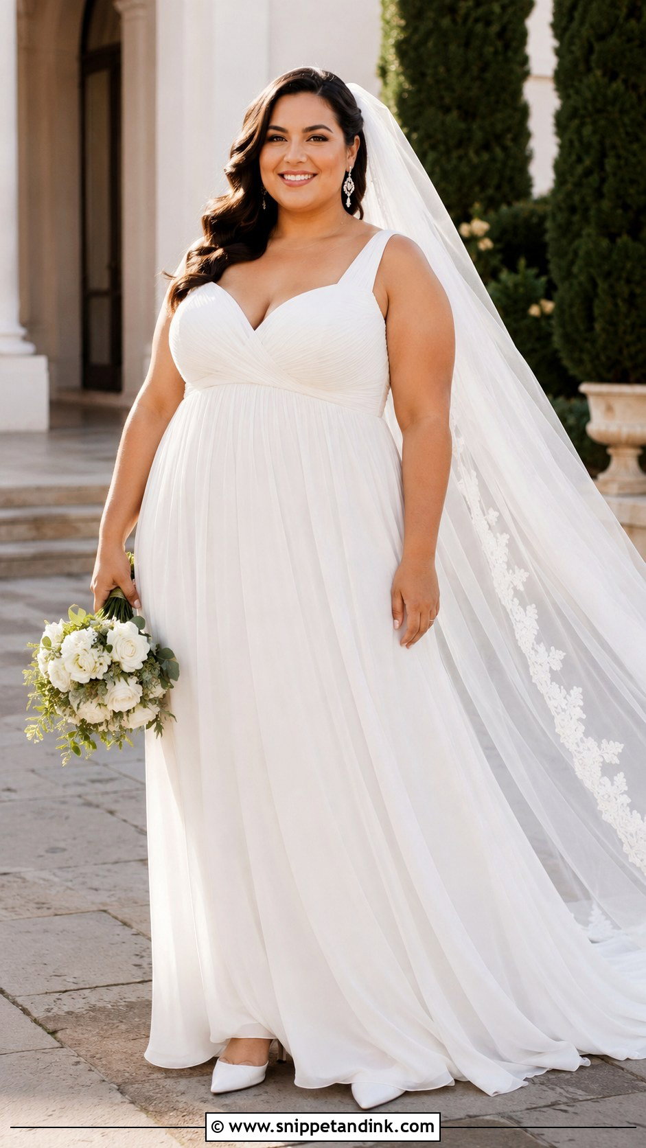 Plus Size Empire Waist Wedding Dress - Snippet and Ink - 20 Loose Wedding Dress Ideas