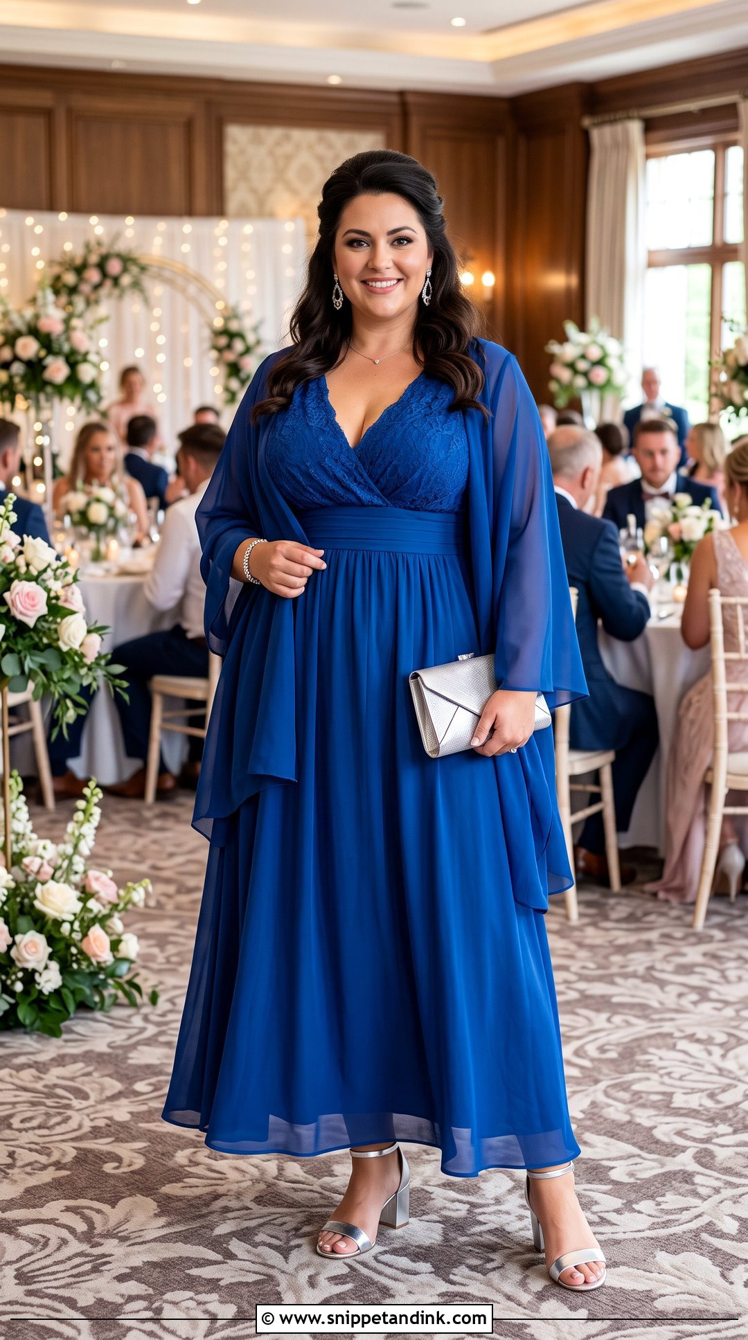 Plus Size Empire Waist Wedding Witness Dress - Snippet and Ink - 20 Wedding Witness Dress Ideas