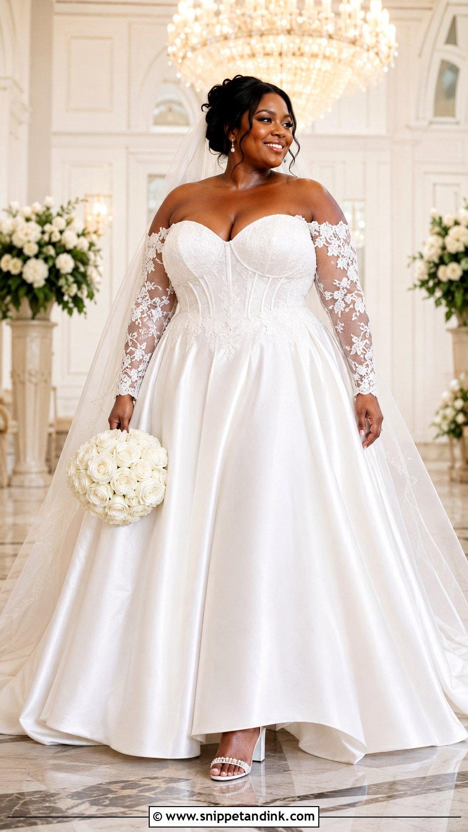 Plus Size Evangeline Wedding Dress - Snippet and Ink - 20 Evangeline Wedding Dress Ideas