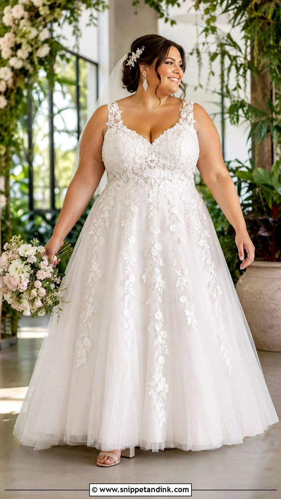 Plus Size Fairy Bride Dress - Snippet and Ink - 20 Fairy Bride Dress Ideas