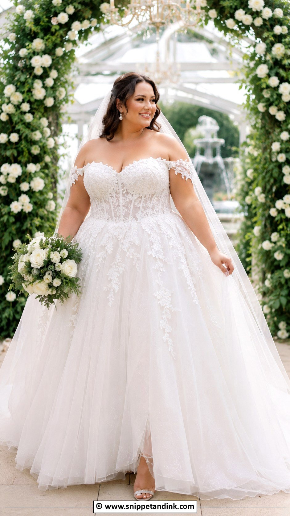 Plus Size Fairy Tale Wedding Dress - Snippet and Ink - 30 Fairy Tale Wedding Dress Ideas