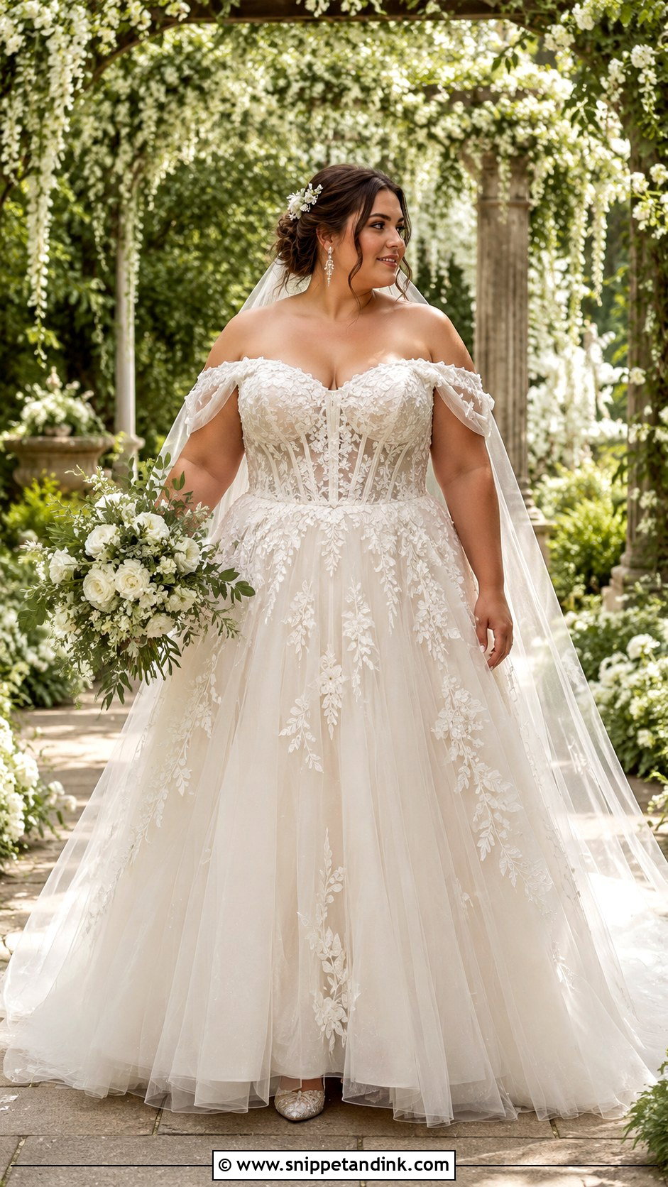 Plus Size Fairy Wedding Dress - Snippet and Ink - 20 Fairy Wedding Dresses