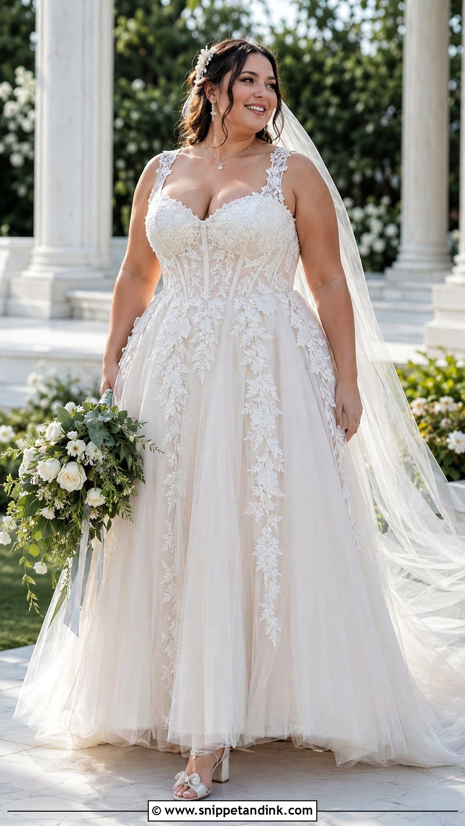 Plus Size Fairy Wedding Gown - Snippet and Ink - 20 Fairy Wedding Gown Ideas