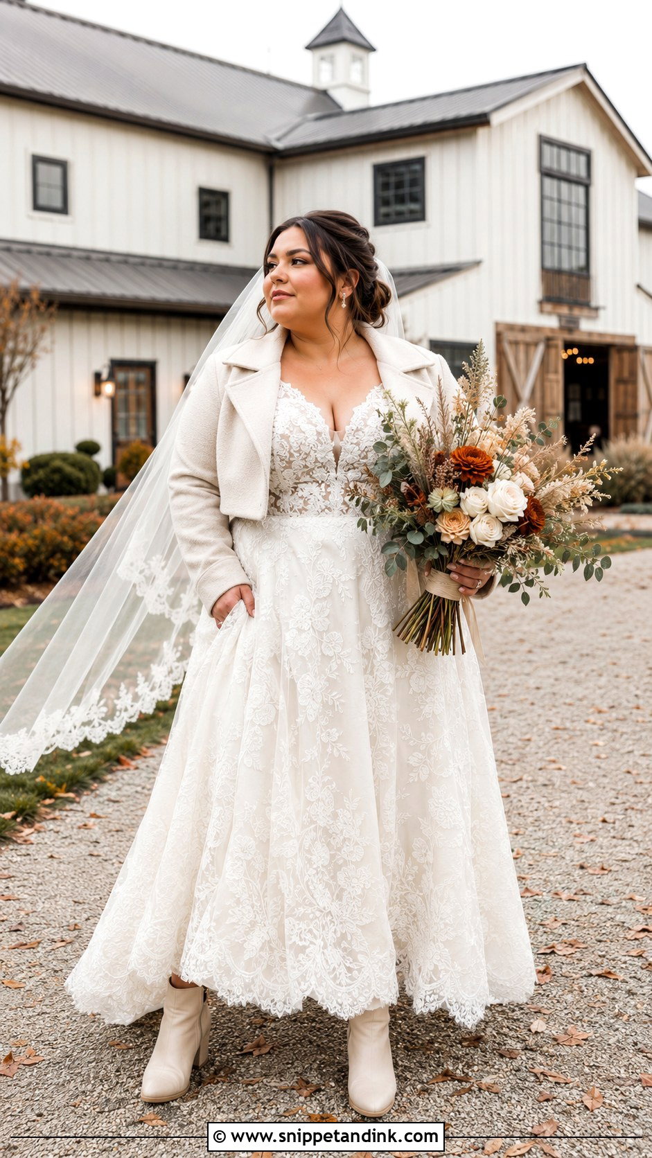 Plus Size Fall Rustic Wedding Dress - Snippet and Ink - 20 Fall Wedding Dress Plus Size Ideas