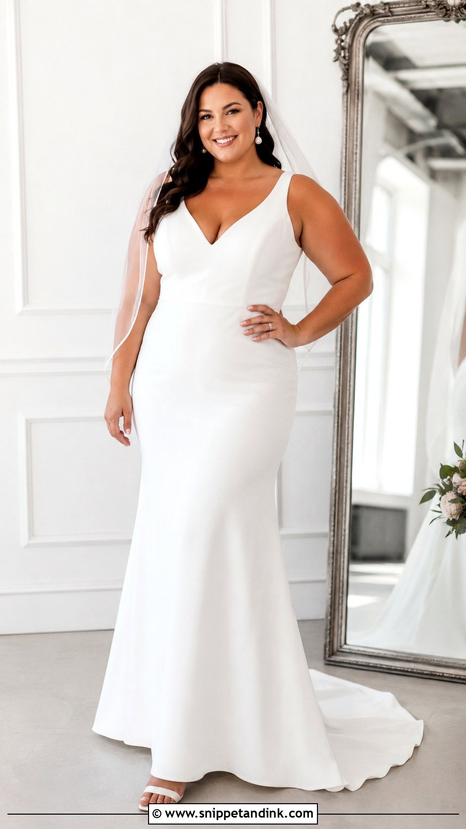 Plus Size Fit And Flare Wedding Dress - Snippet and Ink - 25 Wedding Dresses Curvy Bride