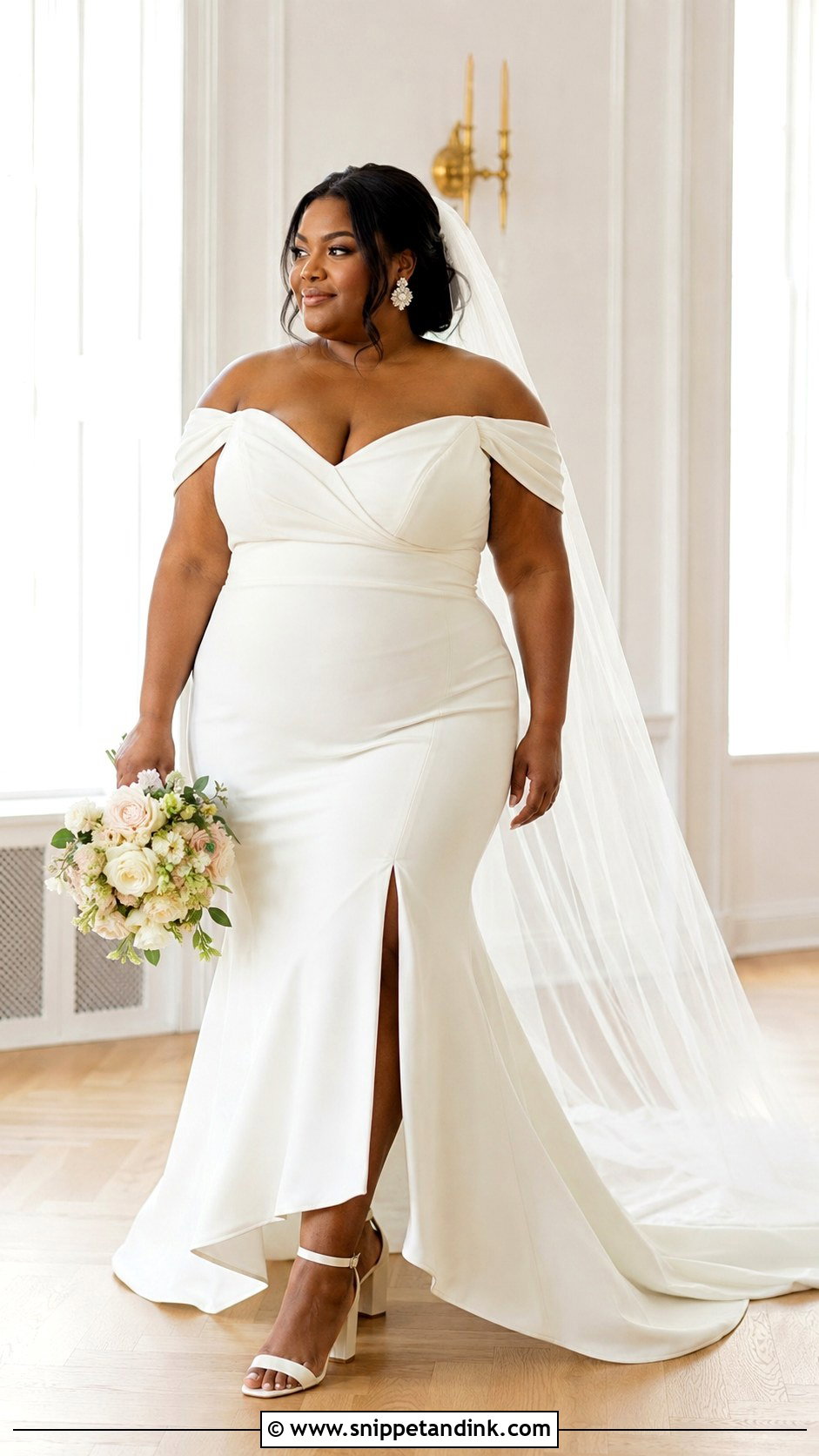 Plus Size Fit And Flare Wedding Dress - Snippet and Ink - 20 Fit Wedding Dress Ideas