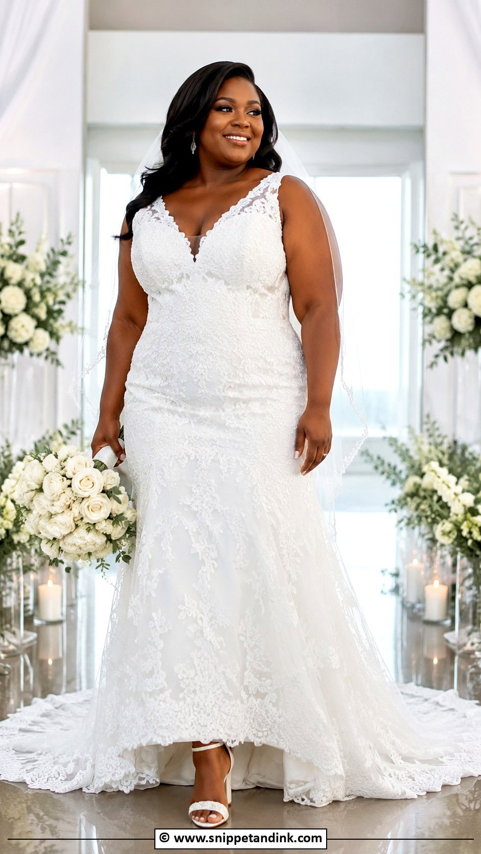 Plus Size Fit And Flare Wedding Dress - Snippet and Ink - 30 Wedding Dress Plus Size Ideas