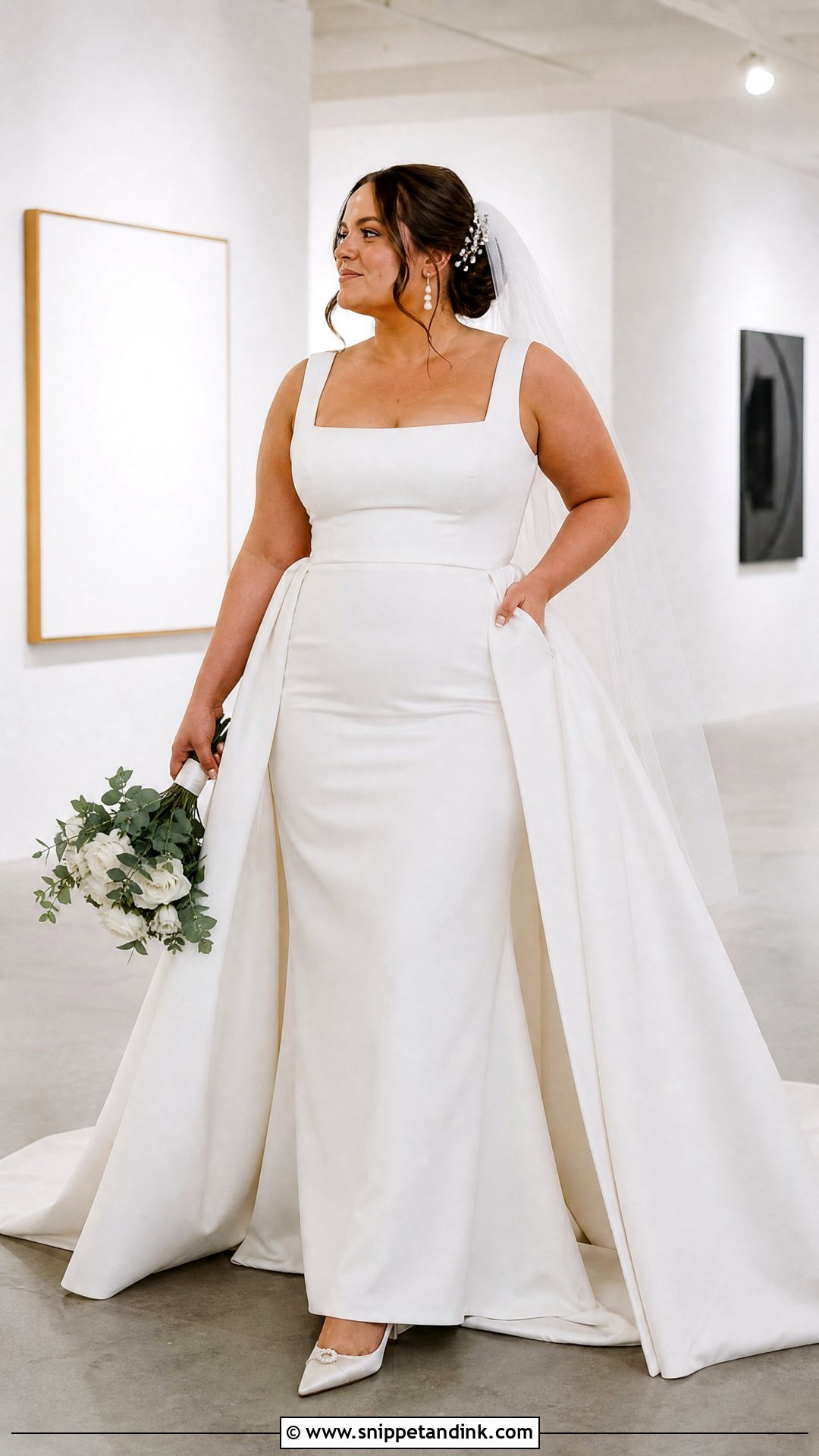 Plus Size Fit And Flare Wedding Gown - Snippet and Ink - 20 Plus Size Wedding Gowns Curvy Bride