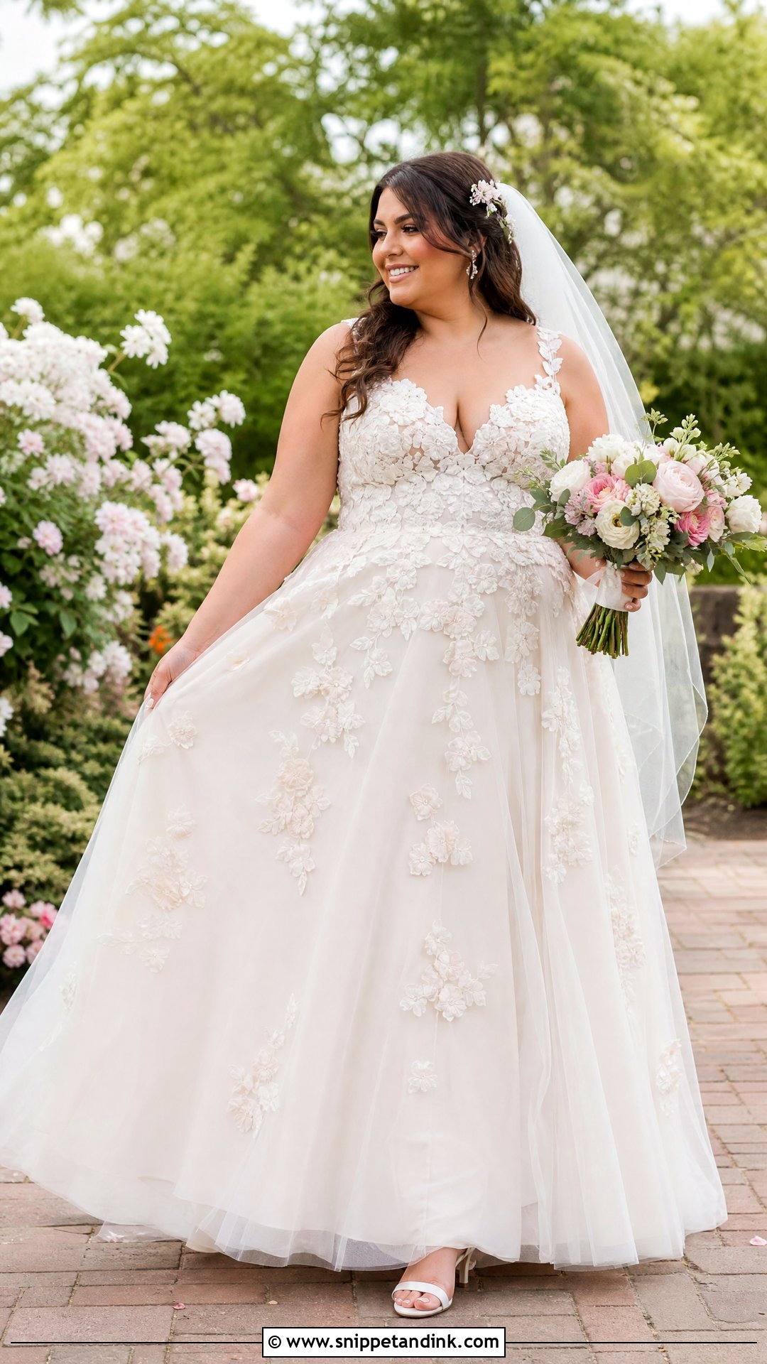 Plus Size Floral Wedding Dress - Snippet and Ink - 25 Plus Size Wedding Dresses Curvy Bride