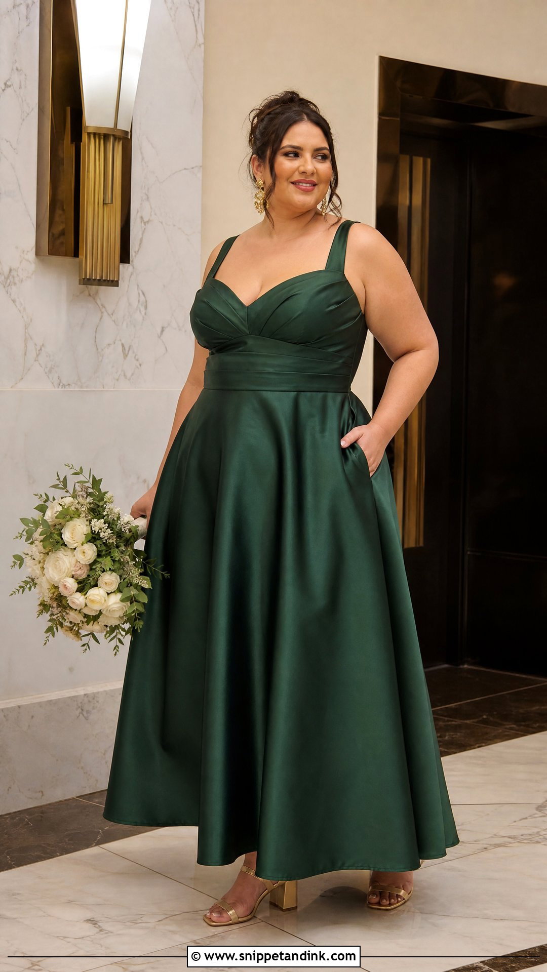 Plus Size Forest Green Wedding Dress - Snippet and Ink - 25 Forest Green Wedding Dress Ideas