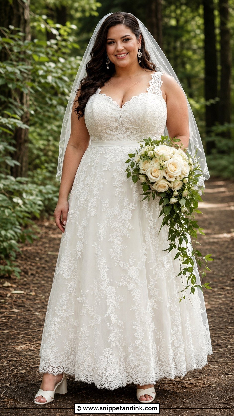 Plus Size Forest Wedding Dress - Snippet and Ink - 20 Forest Wedding Aesthetic Wedding Dress Ideas
