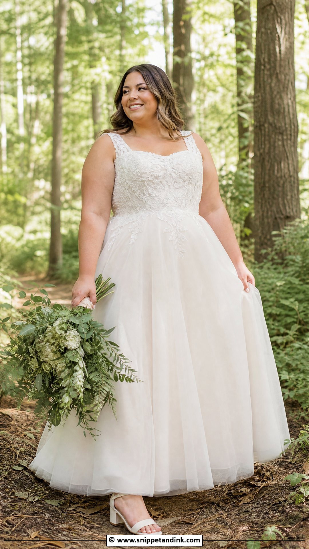 Plus Size Forest Wedding Dress - Snippet and Ink - 35 Forest Wedding Dress Ideas