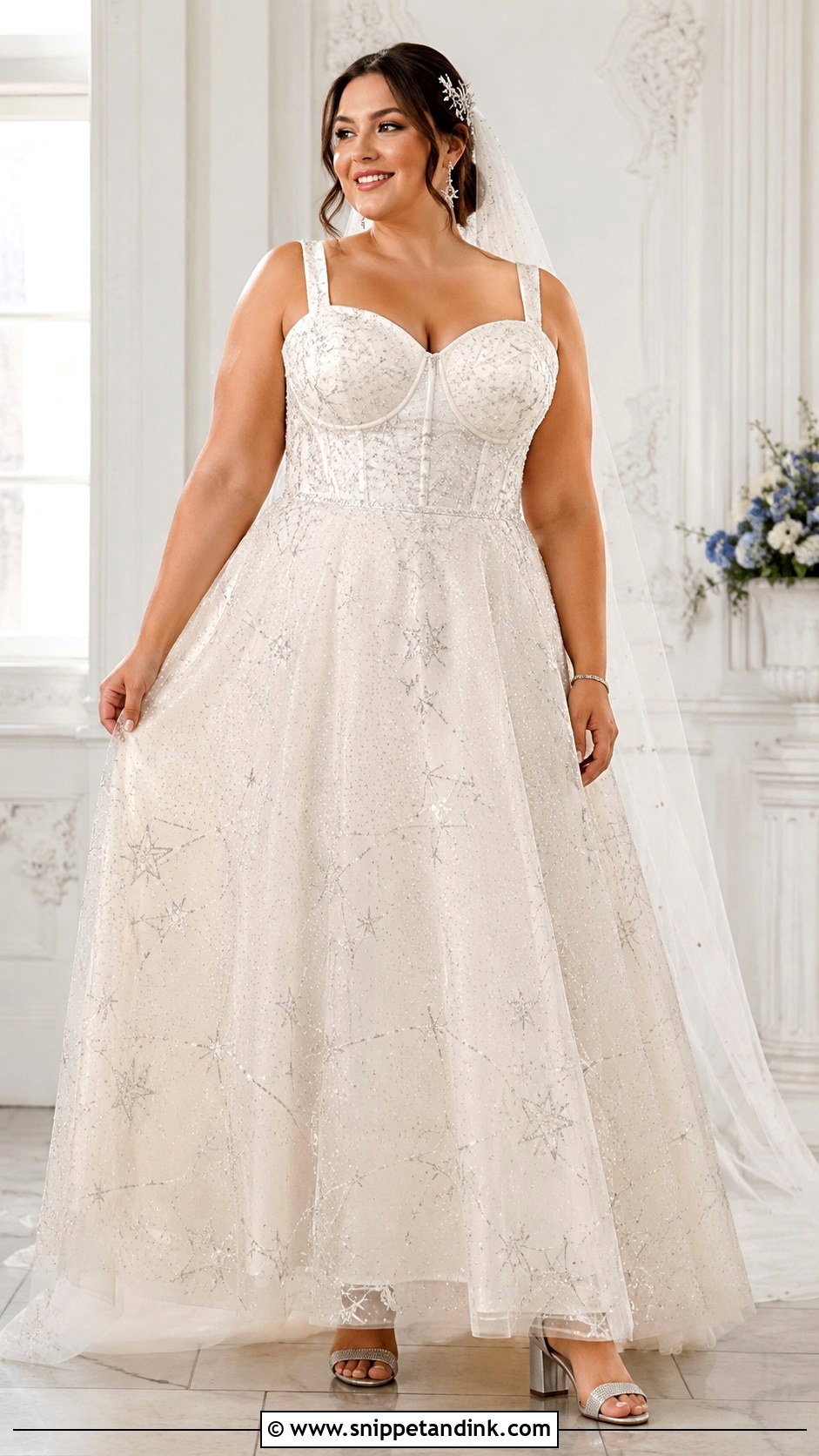 Plus Size Galaxy Wedding Dress - Snippet and Ink - 20 Galaxy Wedding Dress Ideas