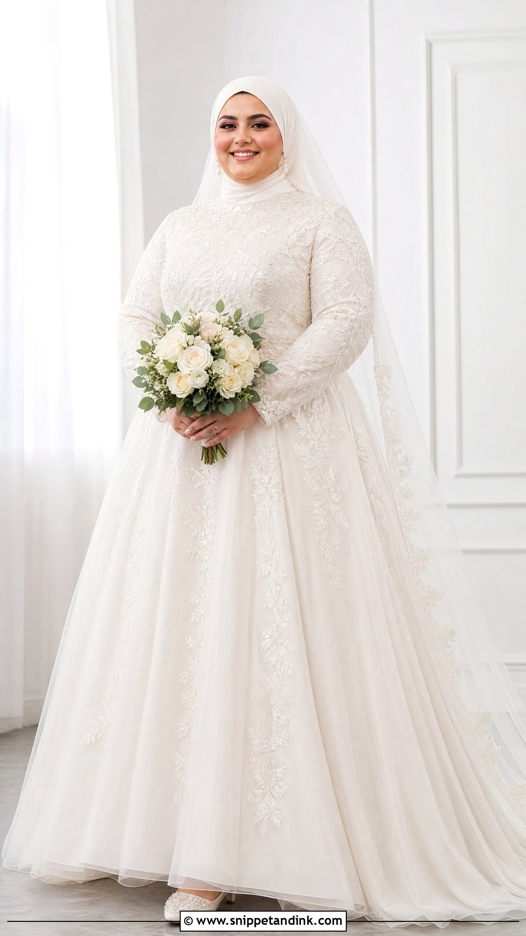 Plus Size Hijab Wedding Dress - Snippet and Ink - 25 Modest Wedding Dresses Hijab