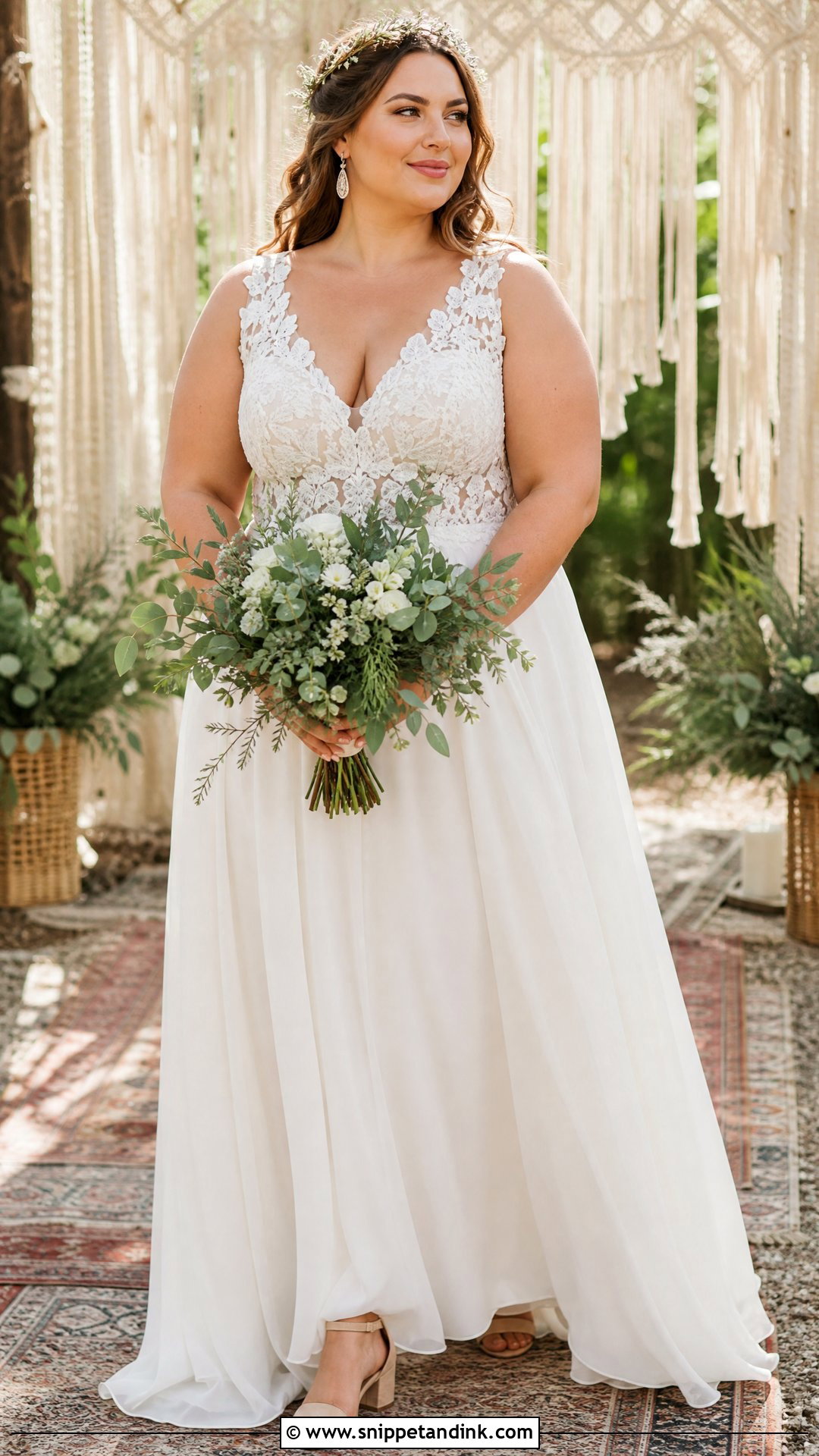 Plus Size Hippie Wedding Dress - Snippet and Ink - 20 Hippie Wedding Dresses