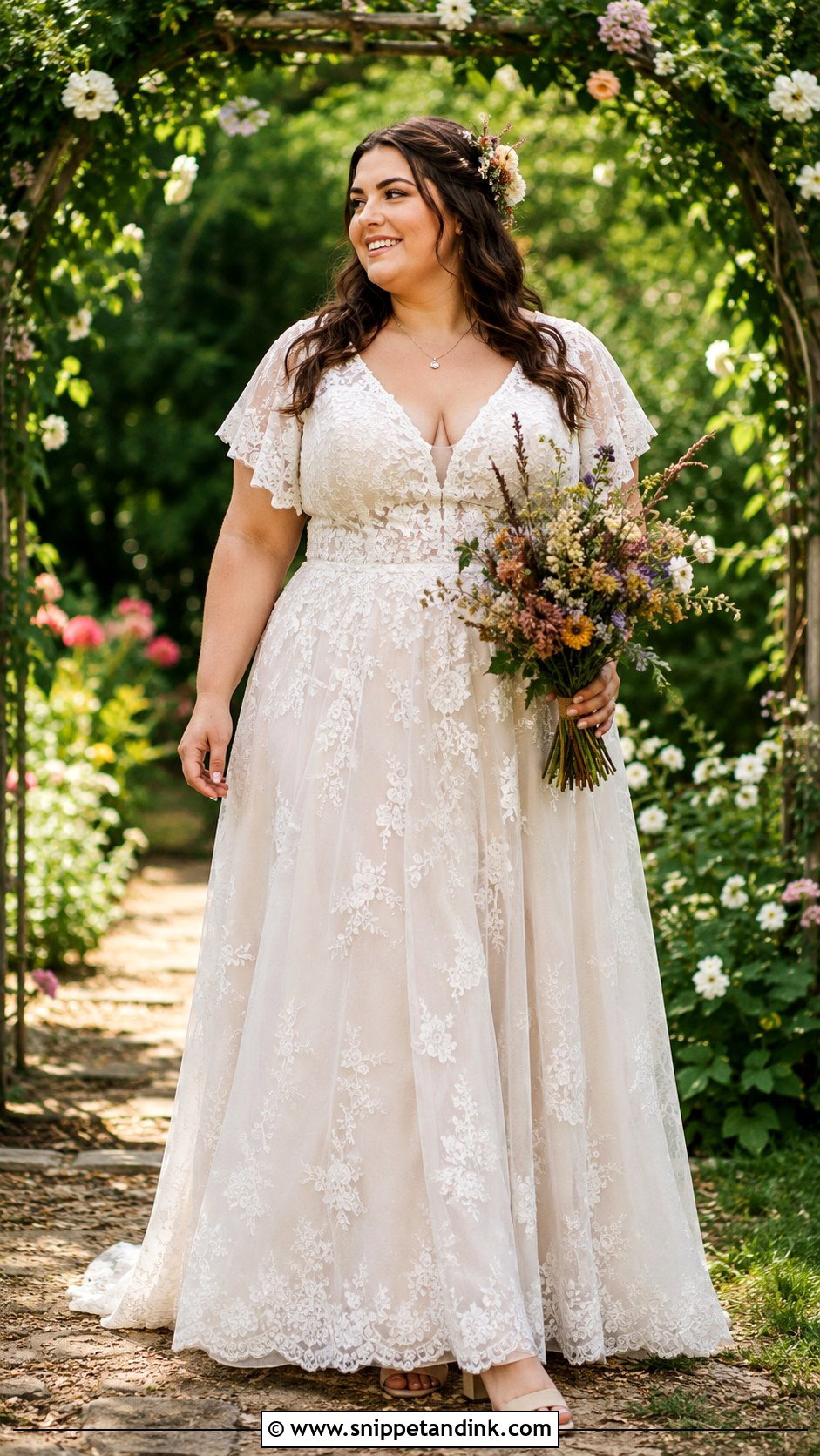Plus Size Hippie Wedding Dress - Snippet and Ink - 30 Hippie Wedding Dress Ideas
