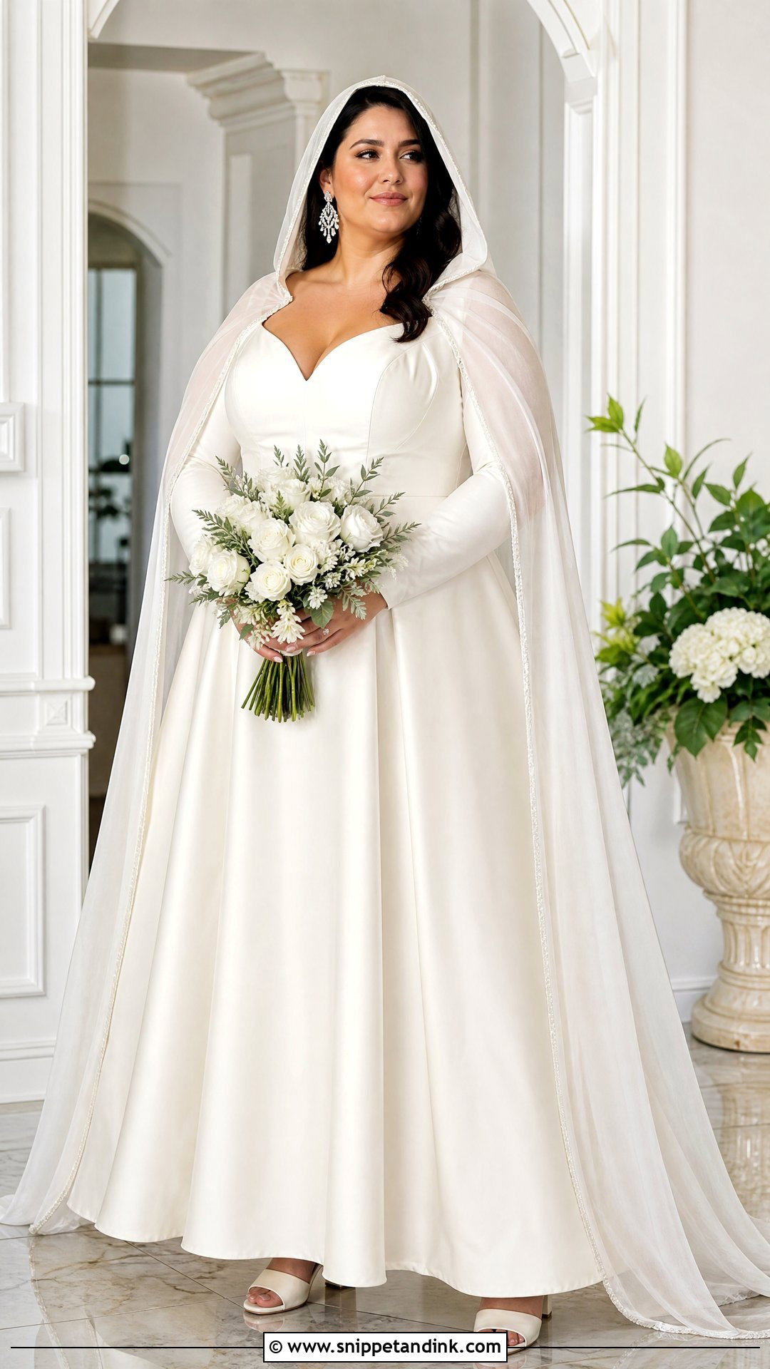 Plus Size Hooded Wedding Dress - Snippet and Ink - 20 Wedding Dress with Hood Ideas