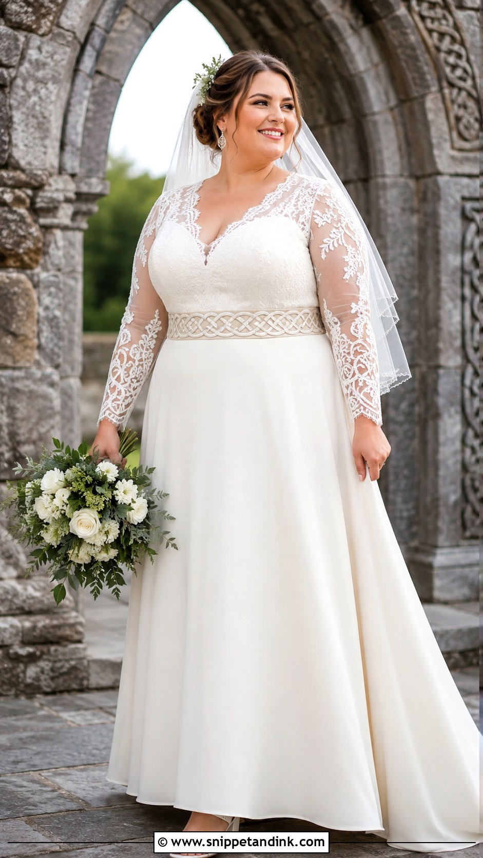 Plus Size Irish Celtic Wedding Dress - Snippet and Ink - 20 Irish Celtic Wedding Dress Ideas