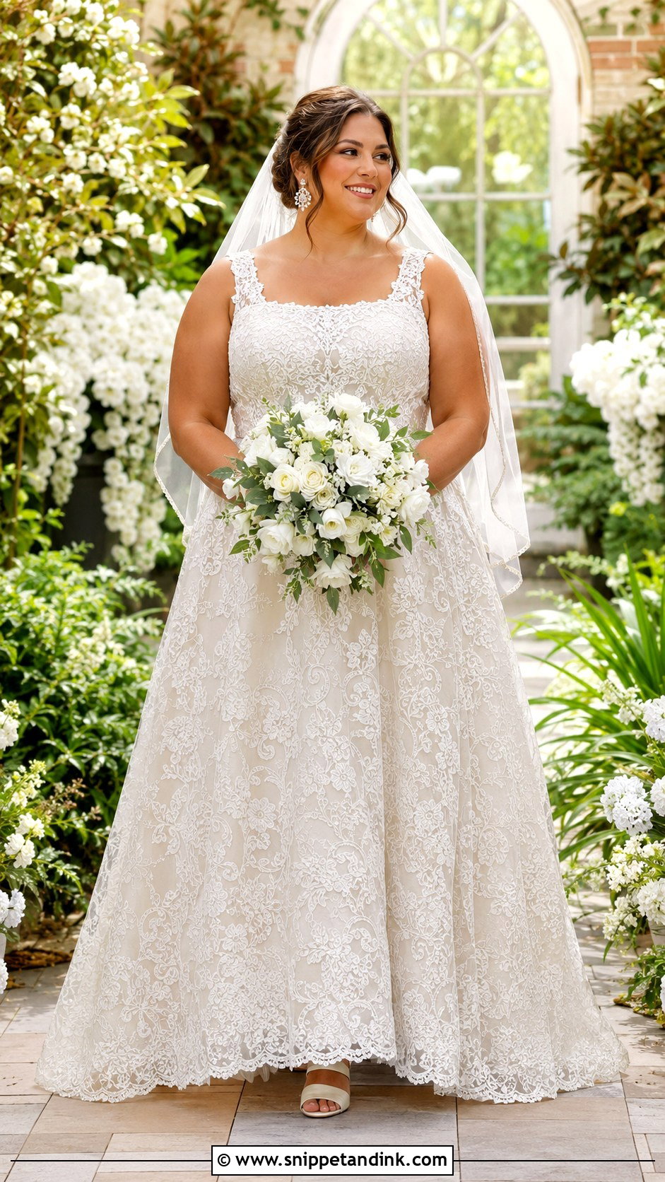 Plus Size Irish Lace Wedding Dress - Snippet and Ink - 20 Irish Lace Wedding Dress Ideas