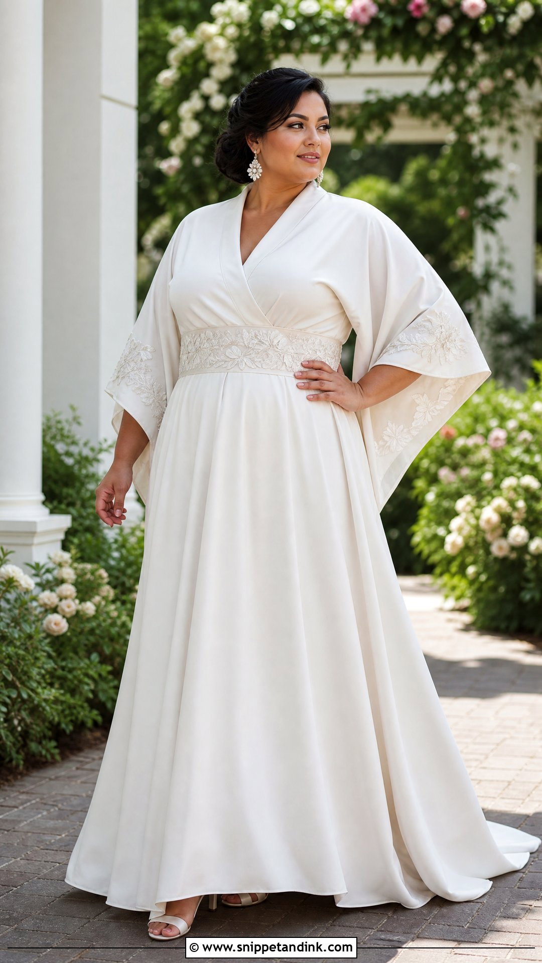 Plus Size Kimono Wedding Dress - Snippet and Ink - 25 Kimono Wedding Dress Ideas