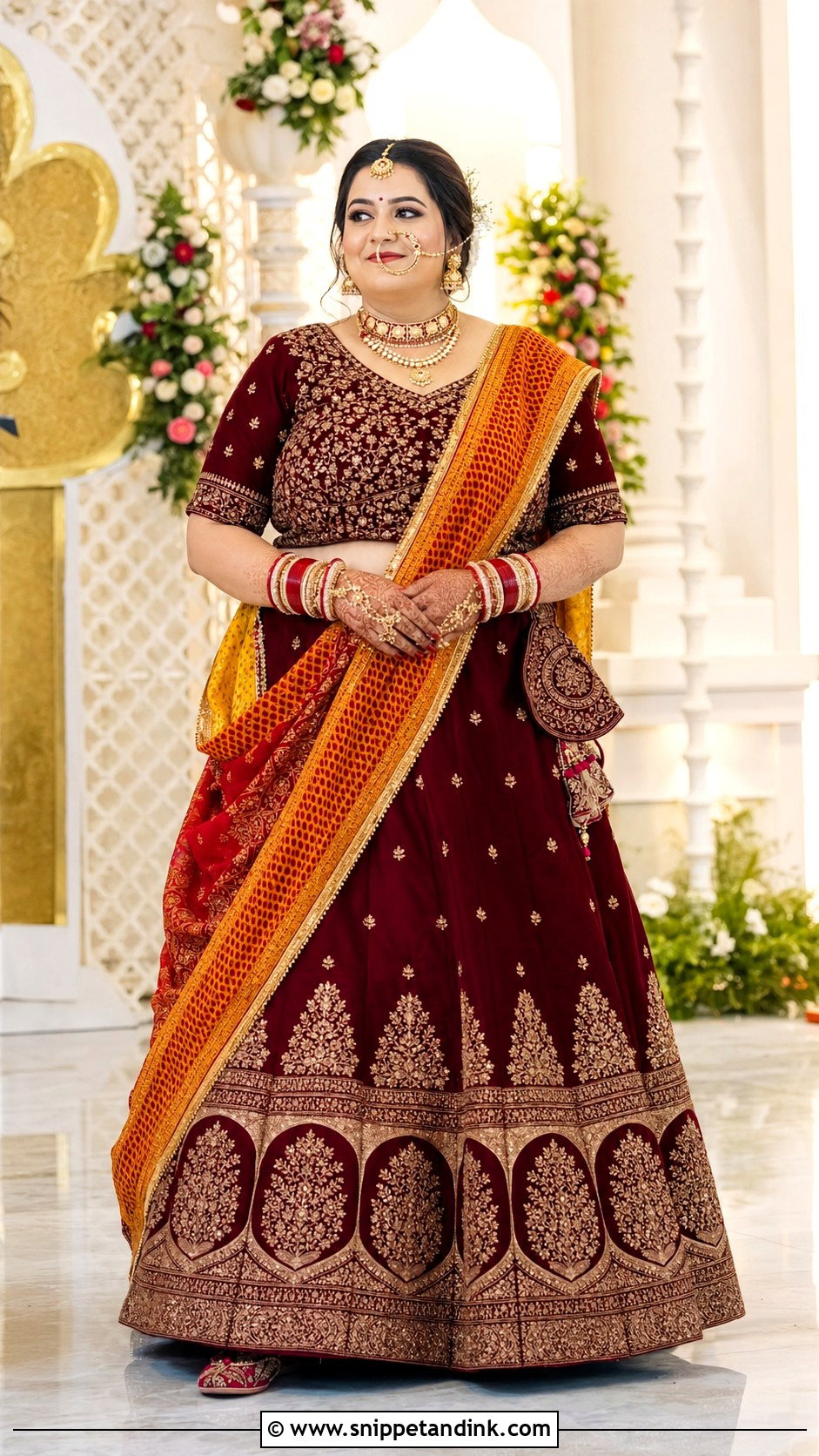 Plus Size Kumauni Bride - Snippet and Ink - 20 Kumauni Bride Ideas