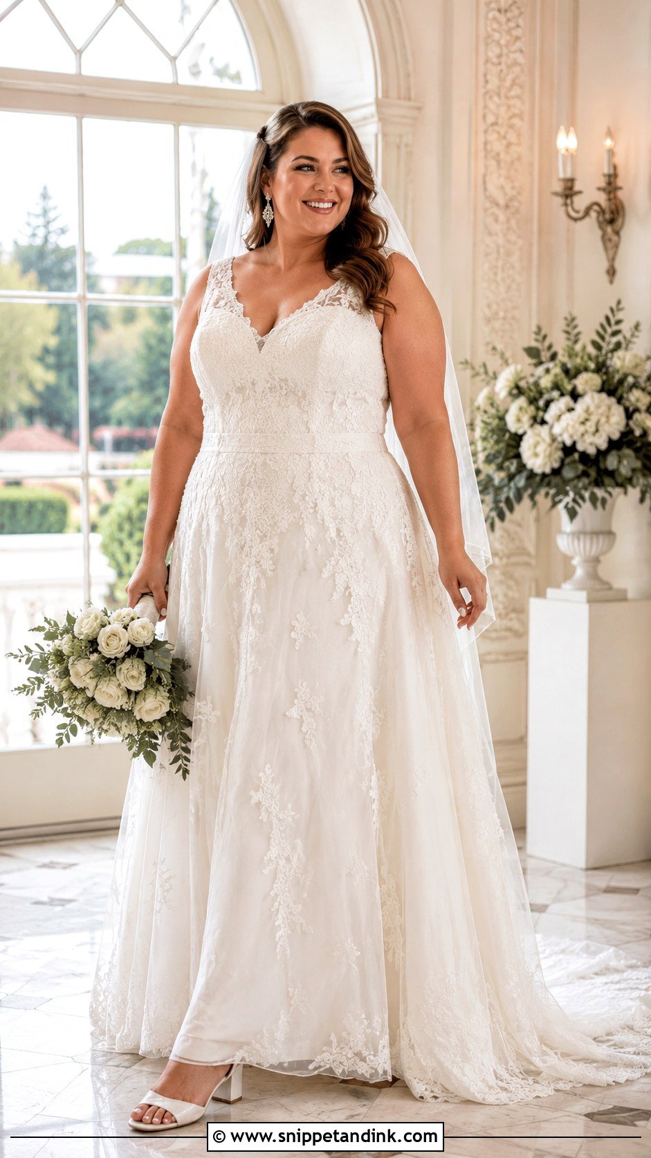Plus Size Lace Overlay Wedding Dress - Snippet and Ink - 20 Lace Overlay Wedding Dress Ideas