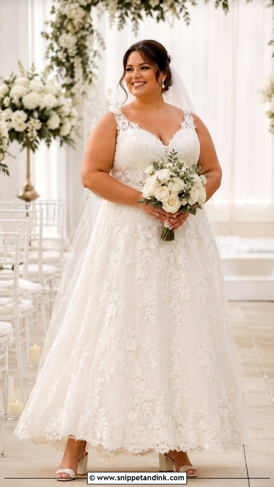 Plus Size Lace Wedding Dress - Snippet and Ink - 20 Lace Traditional Wedding Dress Ideas