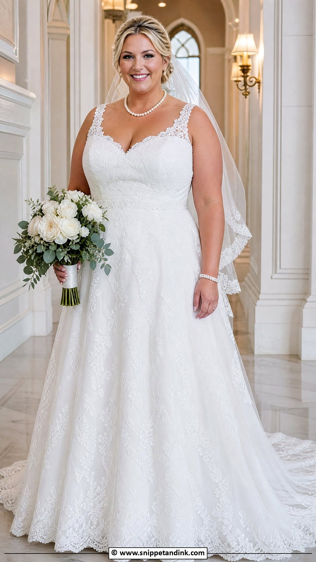 Plus Size Lace Wedding Dress - Snippet and Ink - 35 Lace Wedding Dress Ideas