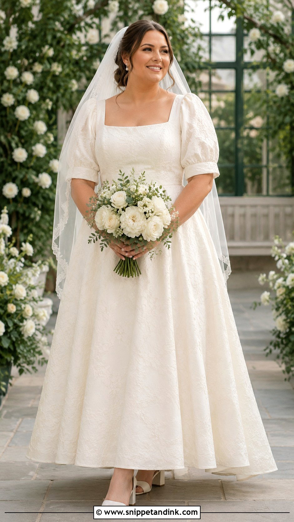 Plus Size Laura Ashley Inspired Wedding Dress - Snippet and Ink - 20 Laura Ashley Wedding Dress Ideas