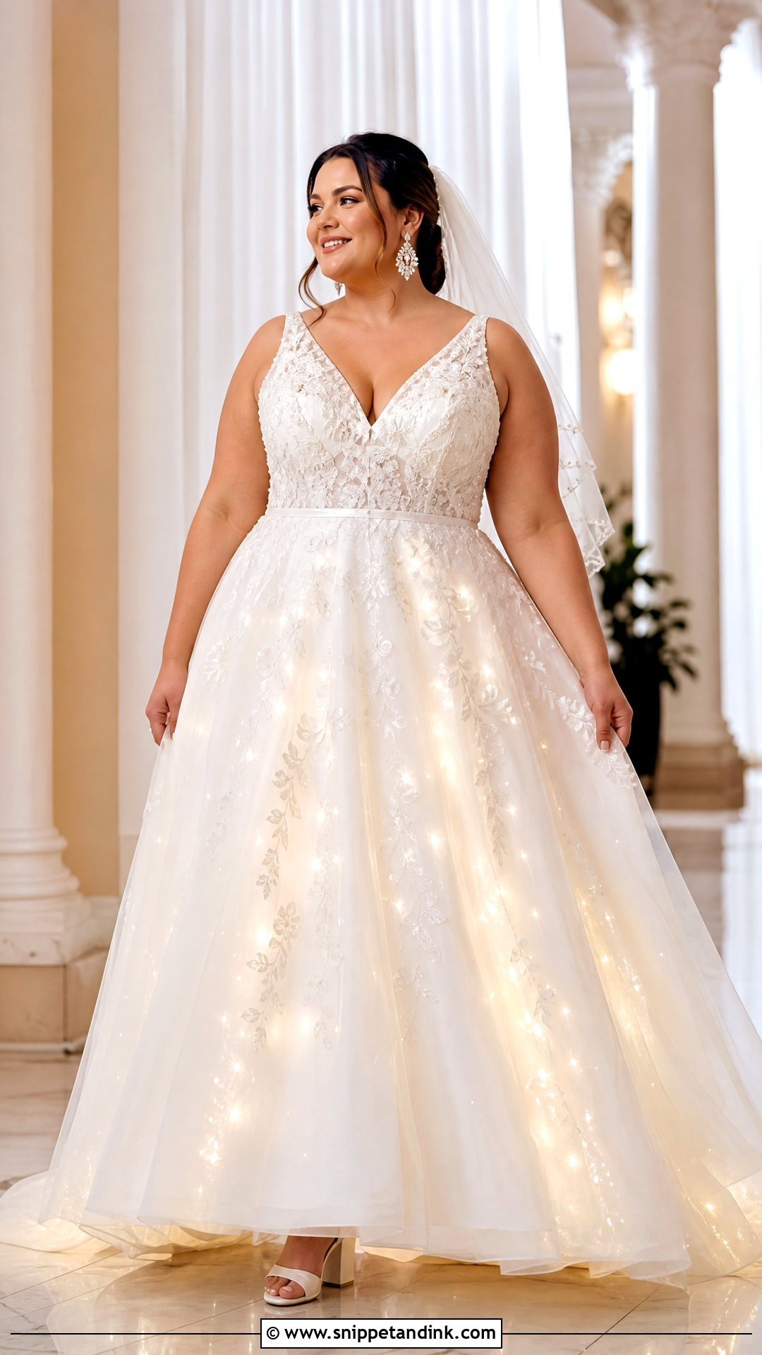 Plus Size Light Up Wedding Dress - Snippet and Ink - 20 Light Up Wedding Dress Ideas