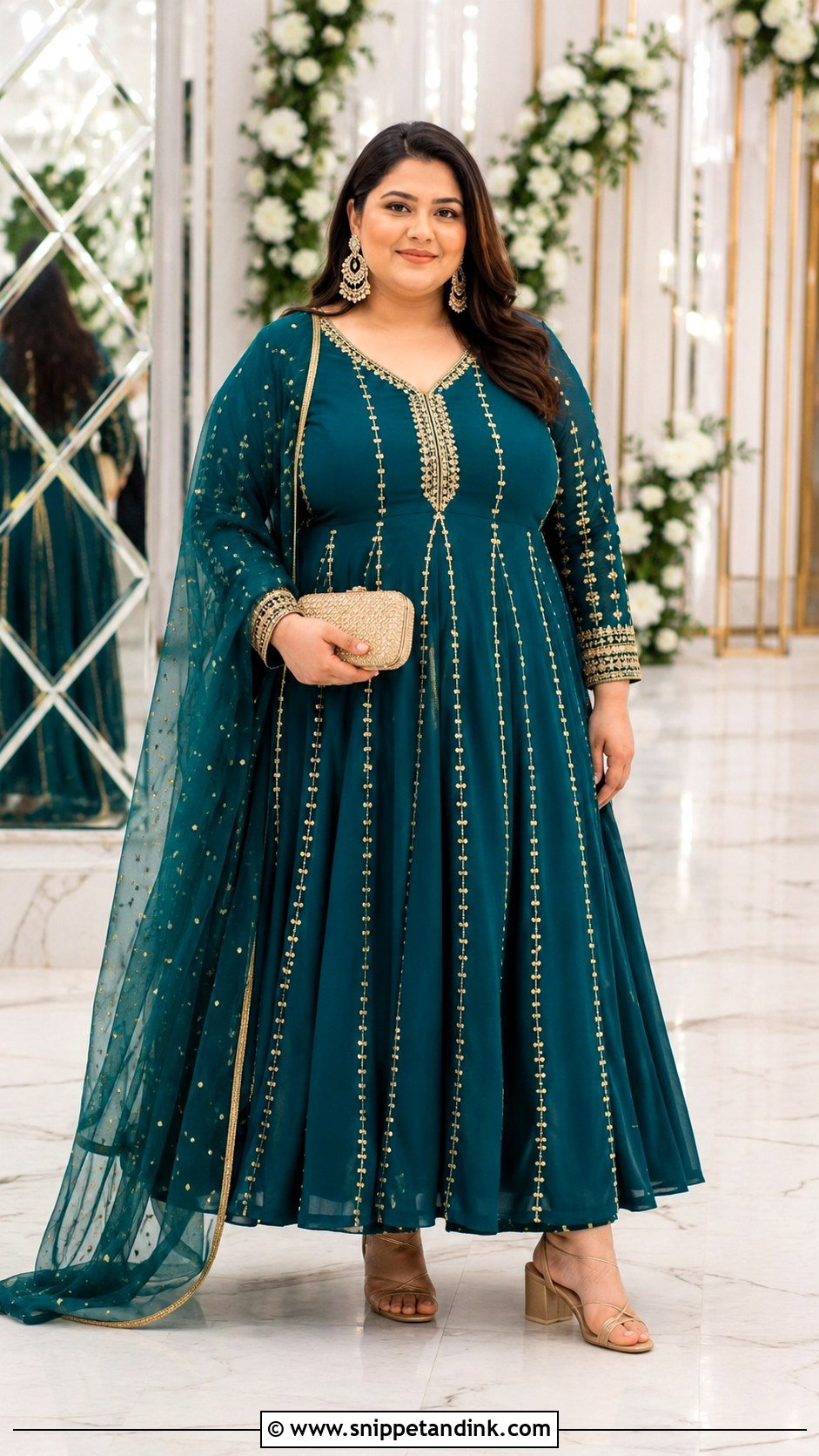 Plus Size Long Frock for Wedding - Snippet and Ink - 20 Long Frock for Wedding Ideas