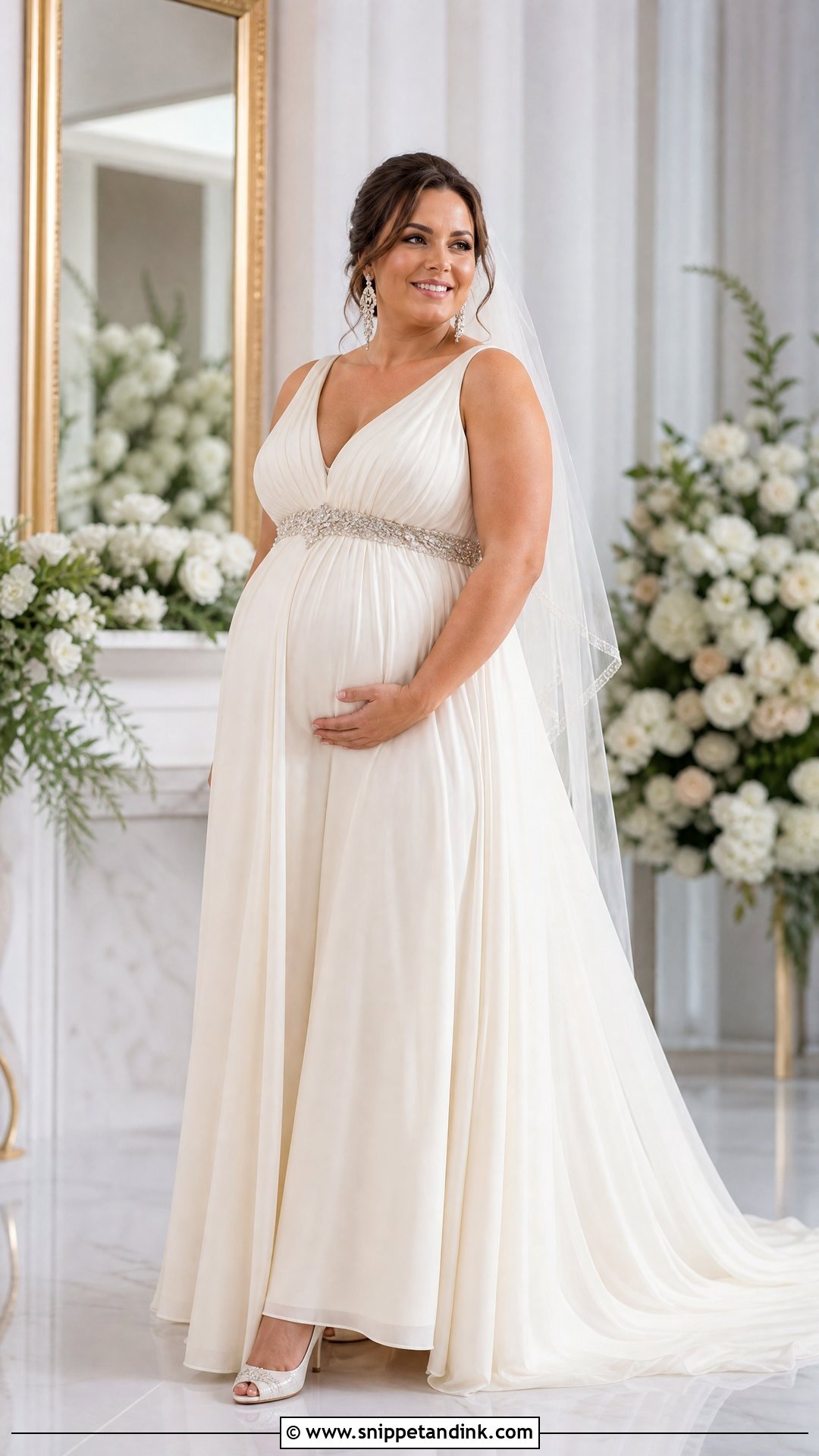 Plus Size Maternity Wedding Dress - Snippet and Ink - 20 Pregnant Maternity Wedding Dress Ideas