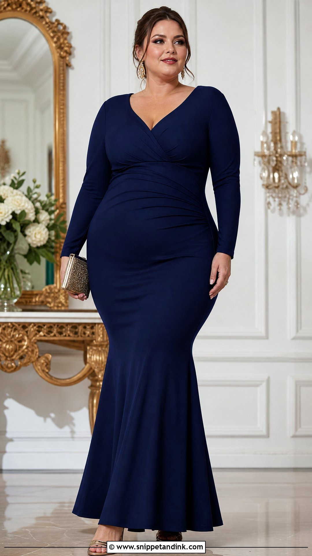 Plus Size Mermaid Silhouette Dress - Snippet and Ink - 25 Mermaid Silhouette Ideas