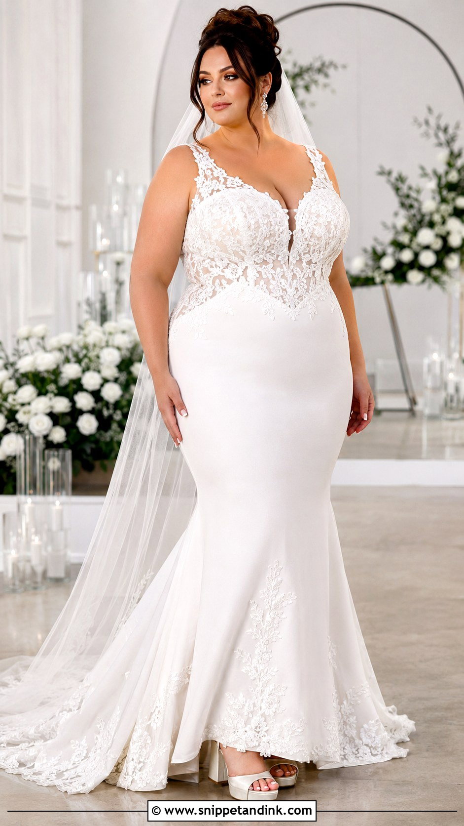 Plus Size Mermaid Wedding Dress - Snippet and Ink - 20 Elegant Plus Size Wedding Dress Curvy Bride Ideas