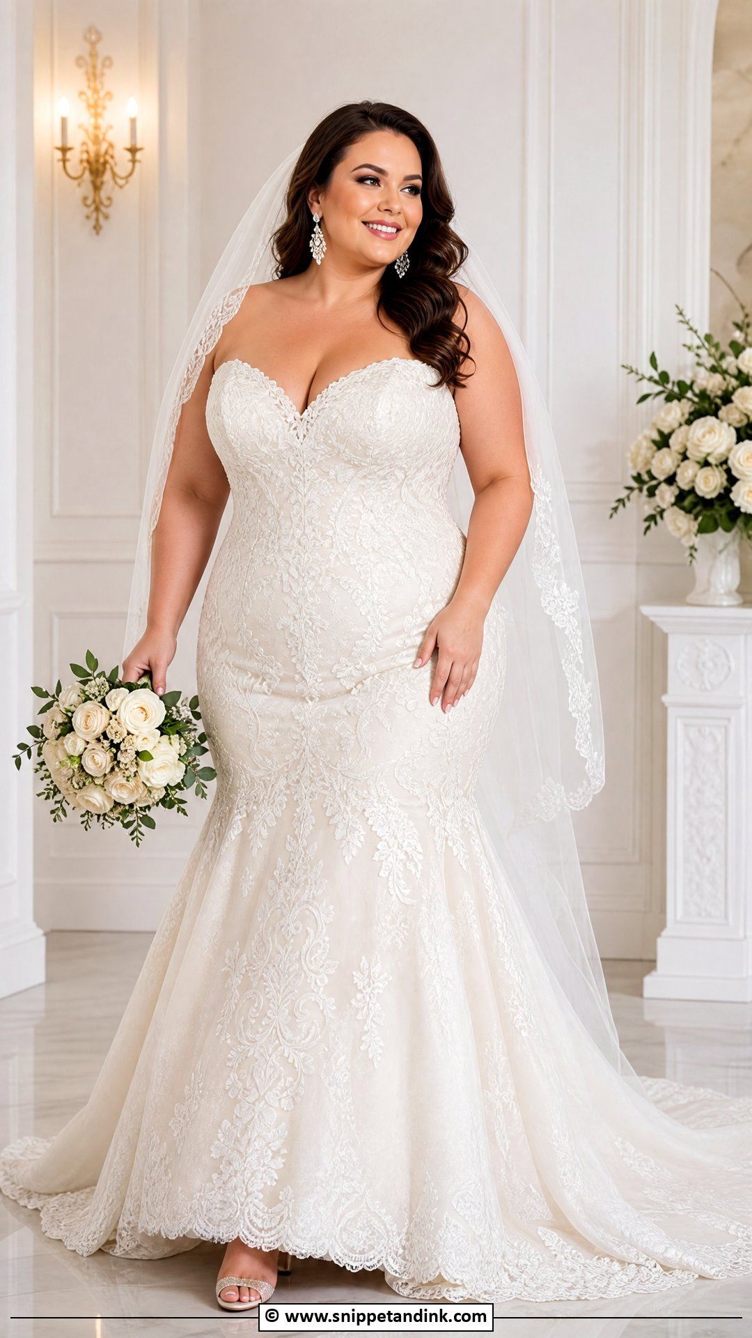 Plus Size Mermaid Wedding Dress - Snippet and Ink - 35 Mermaid Wedding Dress Ideas