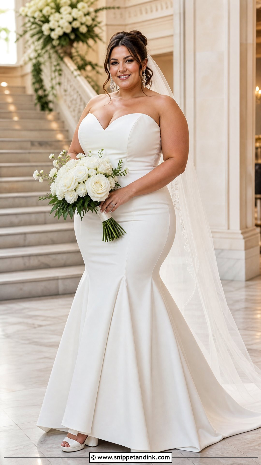 Plus Size Mermaid Wedding Dress - Snippet and Ink - 25 Mermaid Bride Dress Ideas