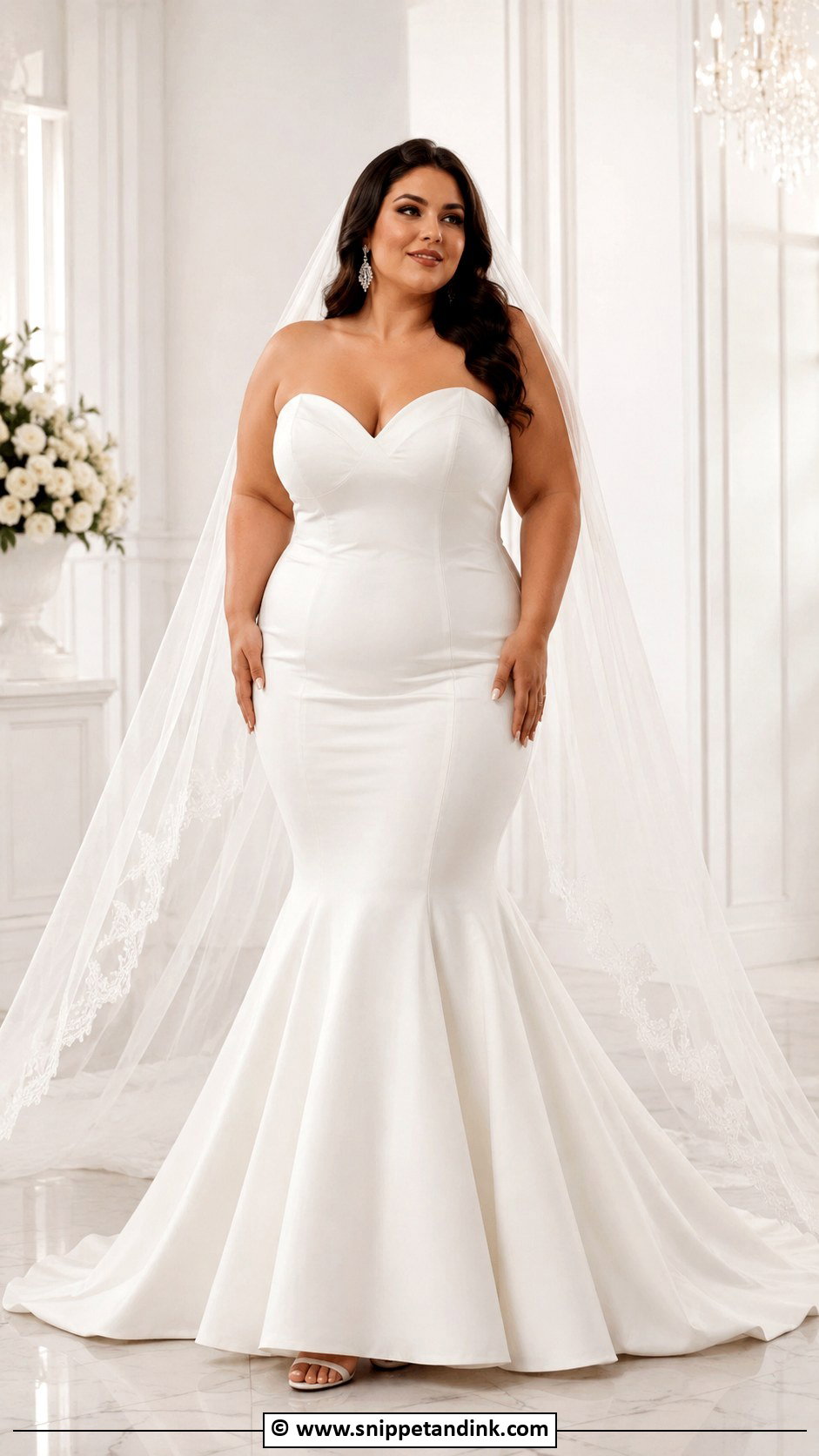 Plus Size Mermaid Wedding Dress - Snippet and Ink - 30 Wedding Dress Plus Size Ideas