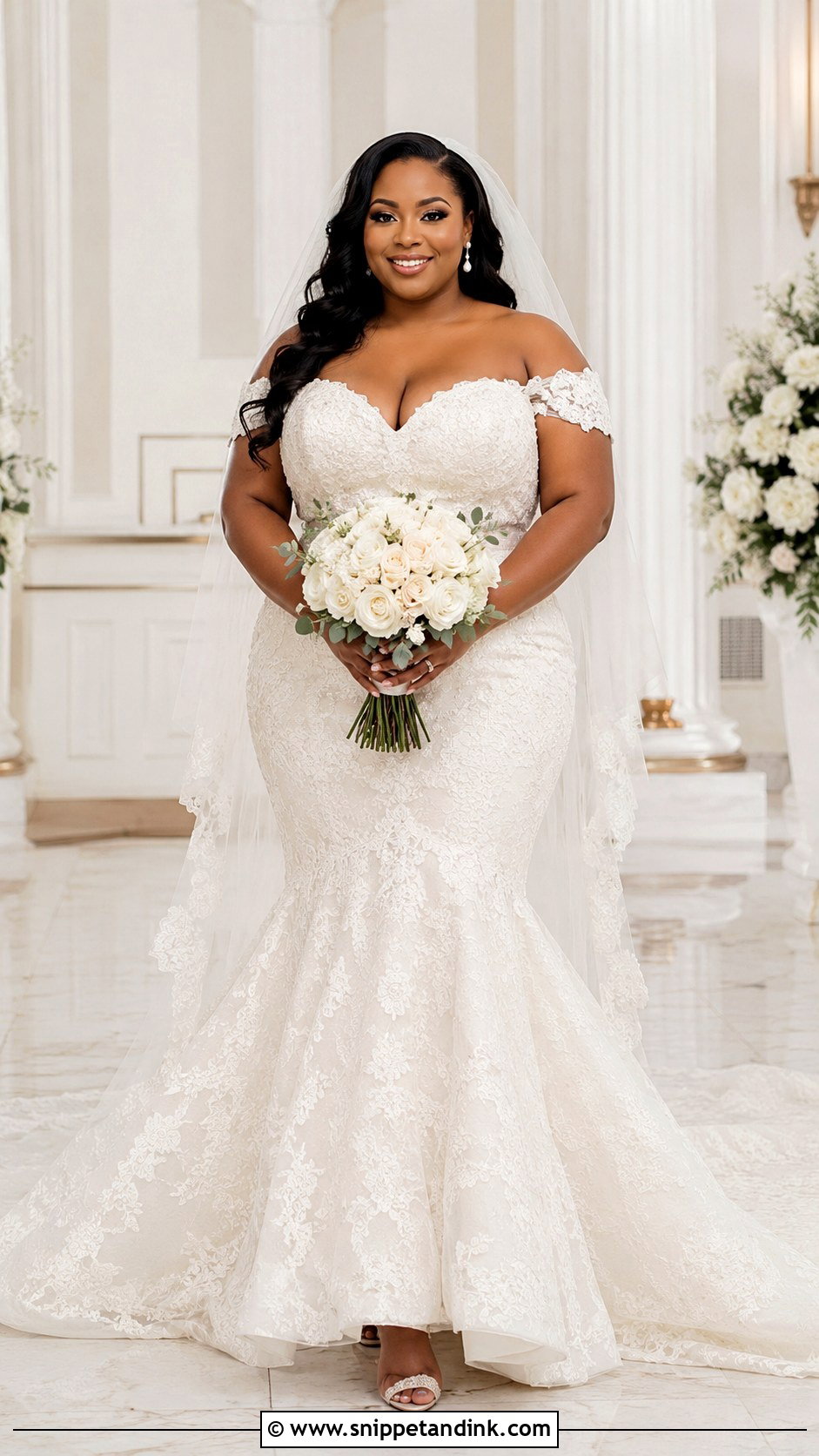 Plus Size Mermaid Wedding Gown - Snippet and Ink - 25 Mermaid Wedding Gown Ideas