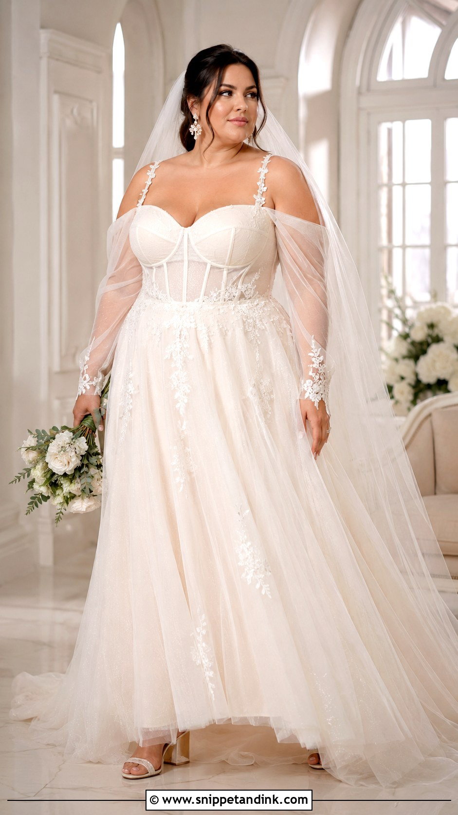 Plus Size Mesh Wedding Dress - Snippet and Ink - 20 Mesh Wedding Dress Ideas