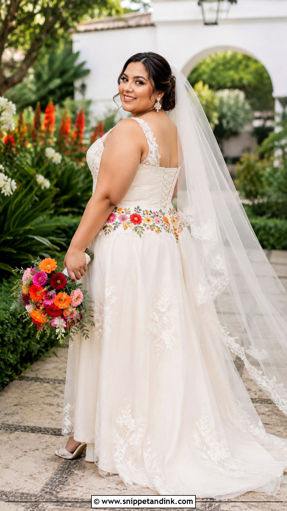 Plus Size Mexican Wedding Dress - Snippet and Ink - 20 Mexican Wedding Dresses