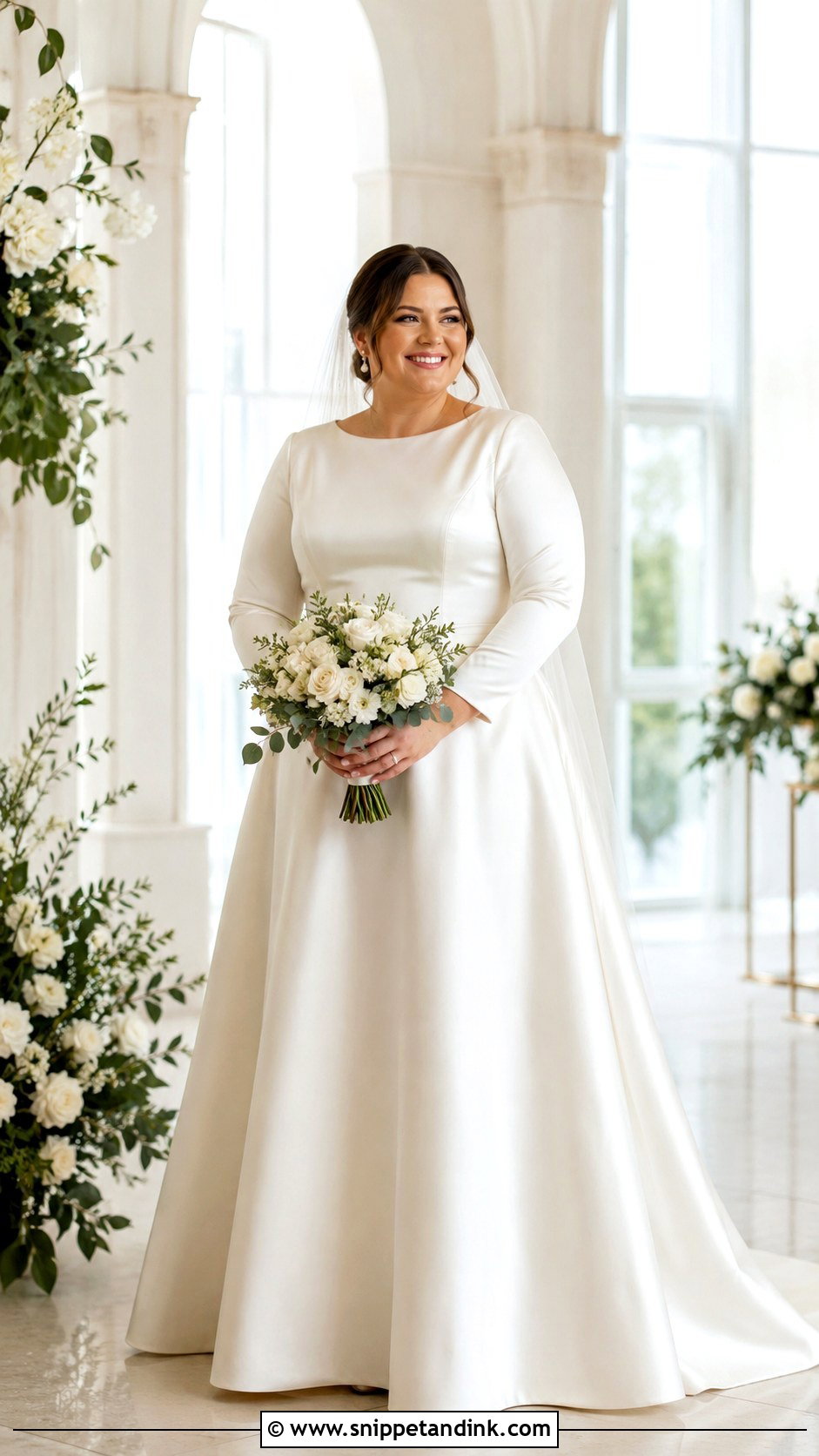 Plus Size Modest Wedding Dress - Snippet and Ink - 30 Plus Size Wedding Gowns
