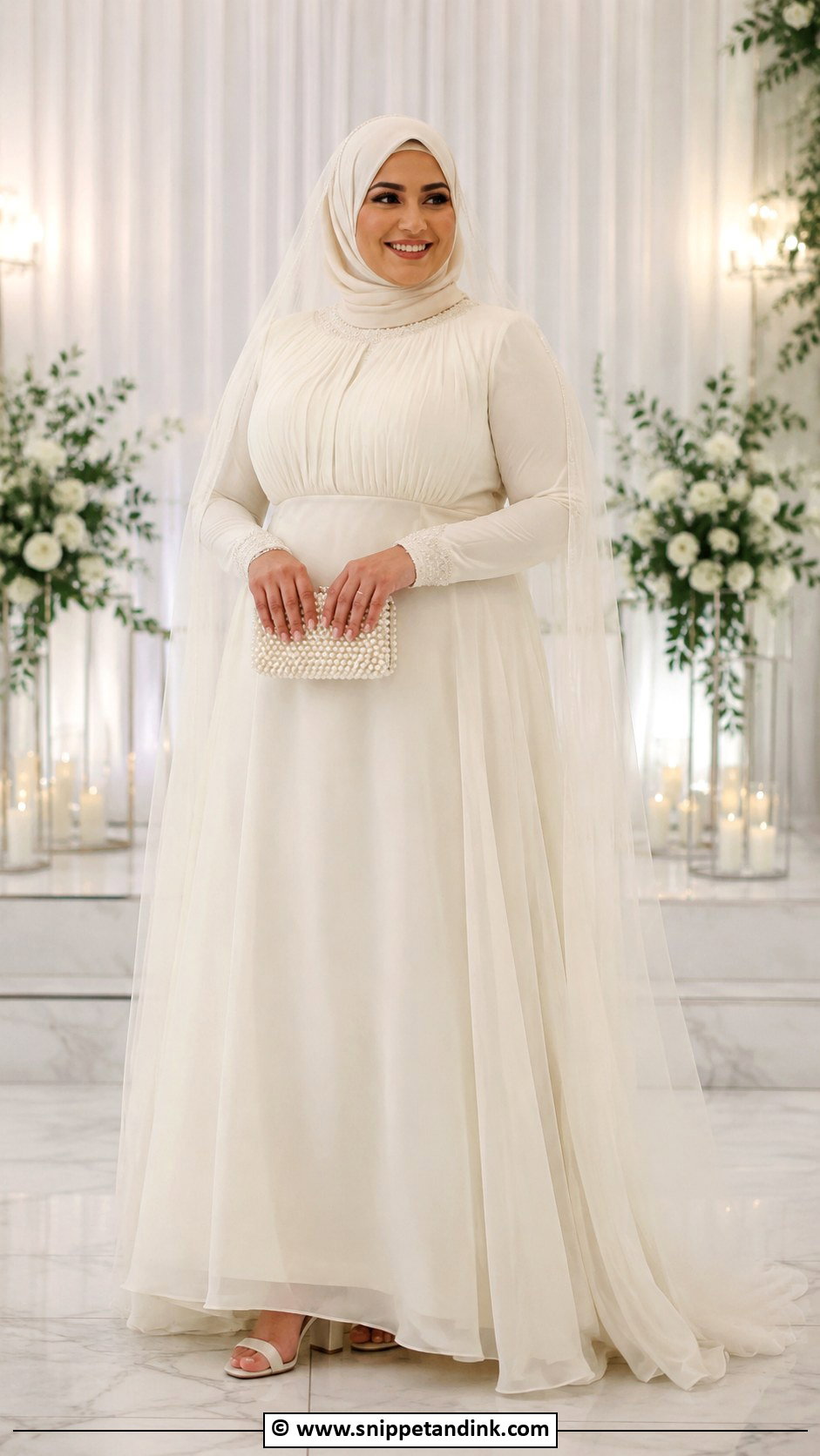 Plus Size Nikah Dress - Snippet and Ink - 30 Muslim Nikah Dresses