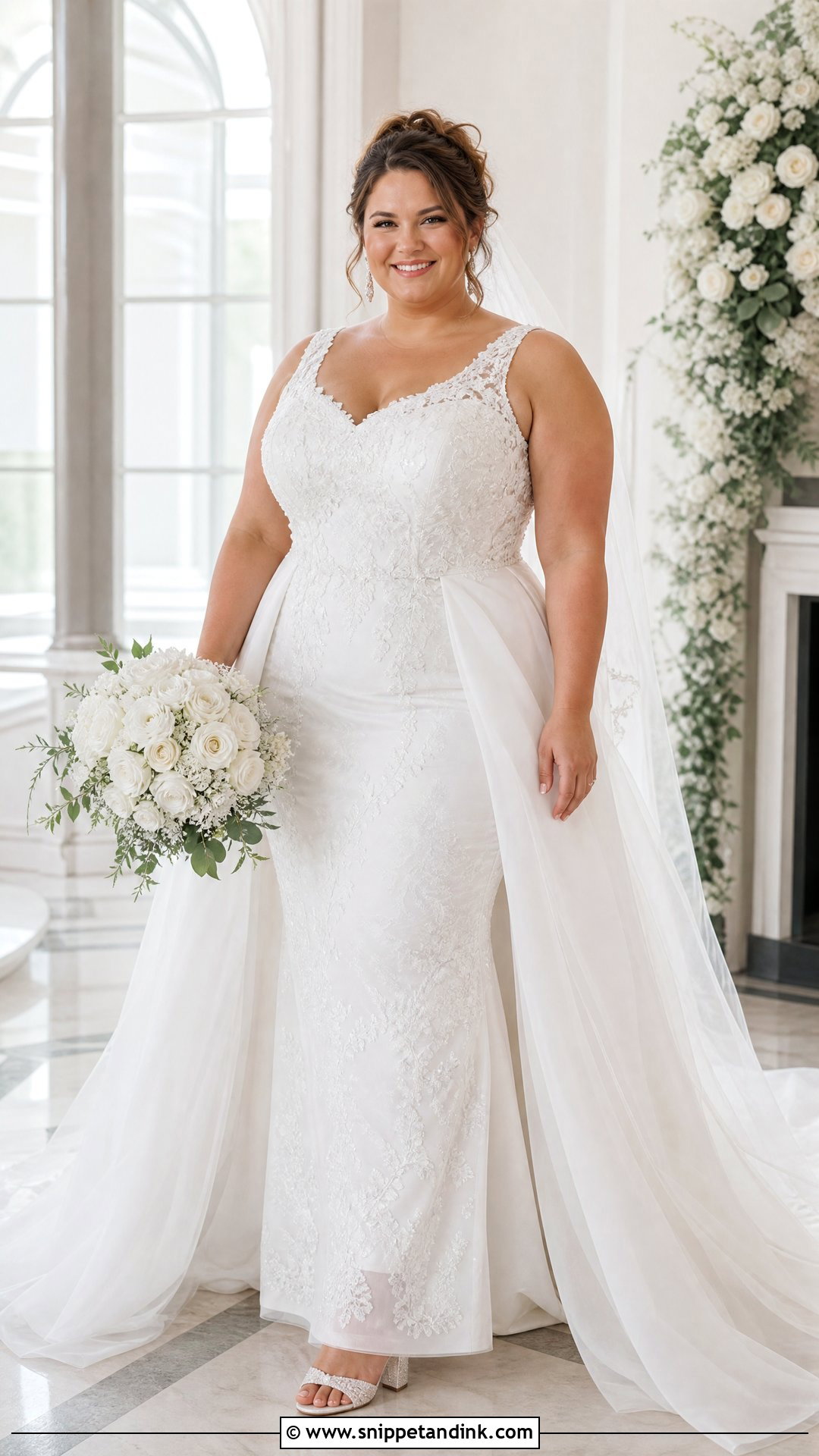 Plus Size Over Skirt Wedding Dress - Snippet and Ink - 20 Over Skirt Wedding Dress Ideas