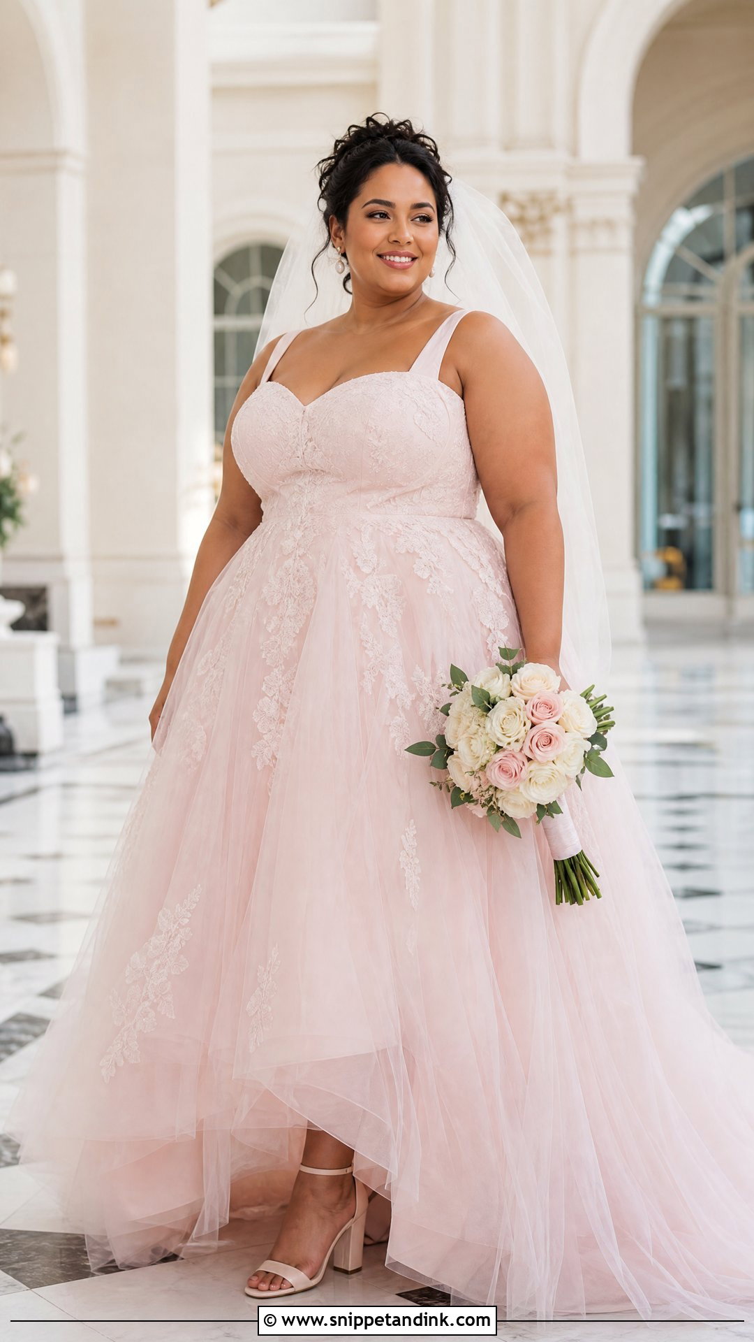 Plus Size Pink Princess Wedding Dress - Snippet and Ink - 20 Princess Wedding Dresses Pink